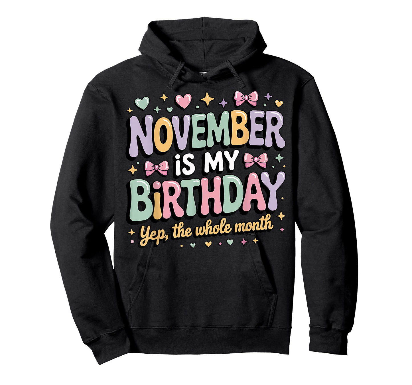 November Birthday for Women Yep The Whole Month of November T-Shirt