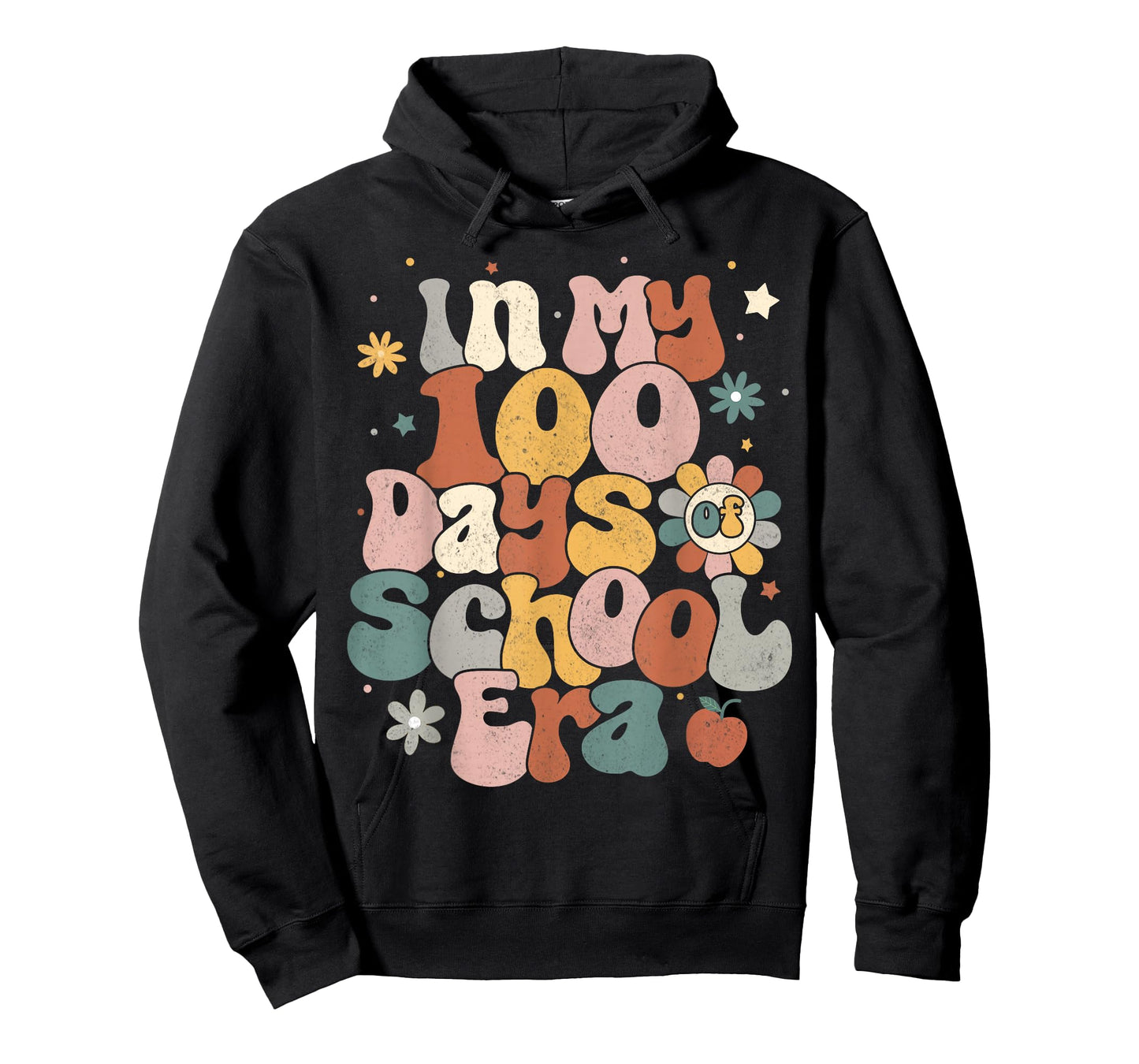 in My 100 Days of School Era Retro 100th Day of School T-Shirt