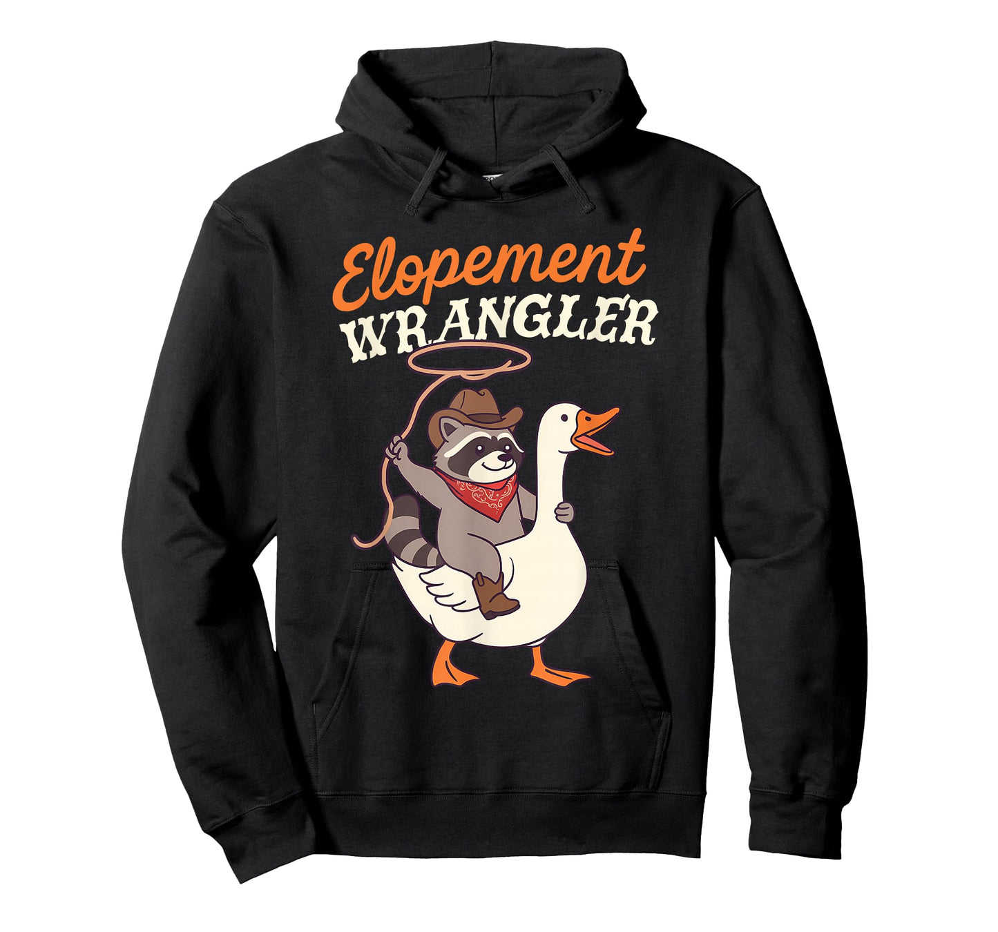 Behavior Analyst ABA Racoon Silly Goose Elopement Wrangler T-Shirt