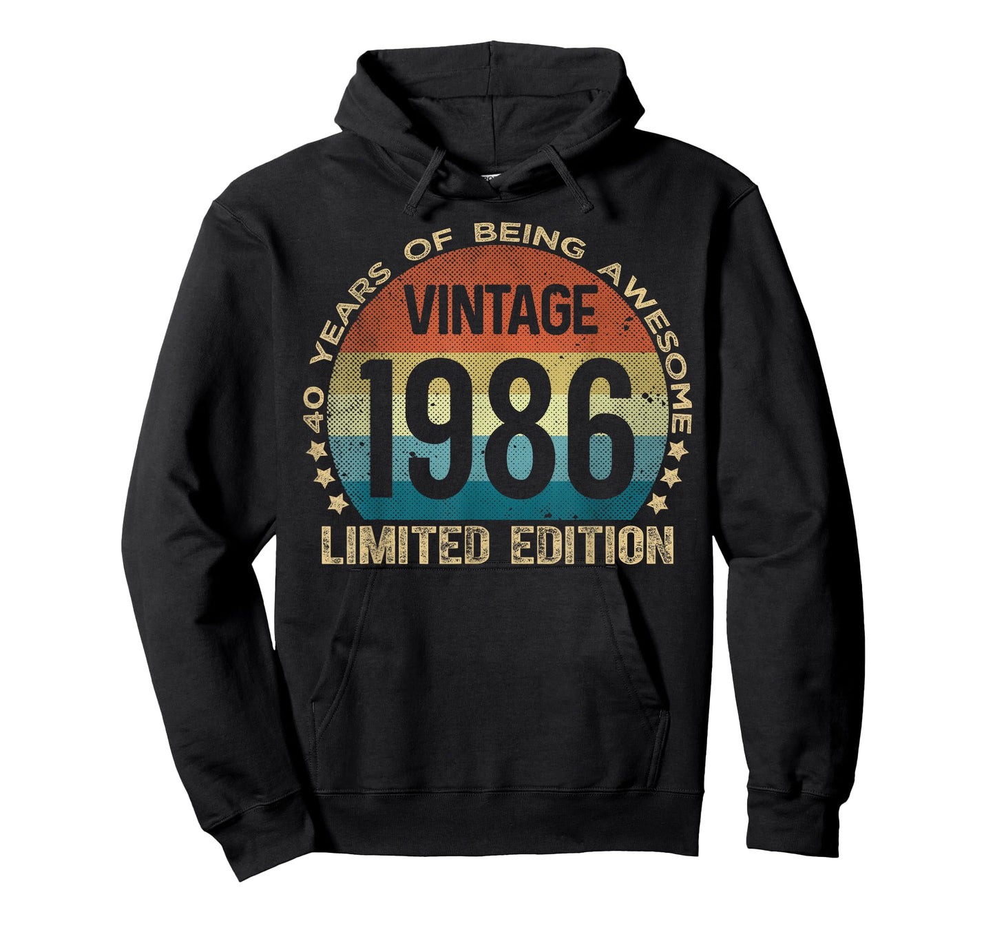 40 Year Old Gifts Vintage 1986 Limited Edition 40th Birthday T-Shirt