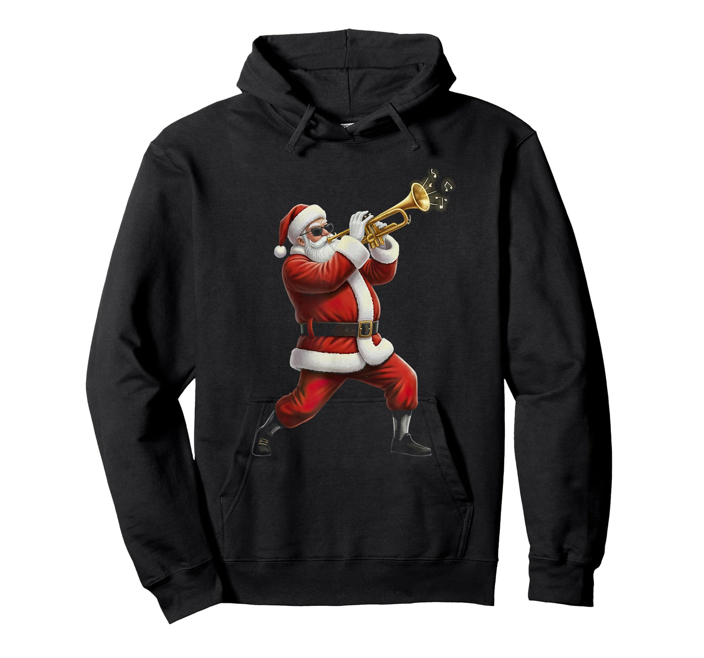 Funny Trumpet Santa Christmas Graphic Player Trumpetist T-Shirt