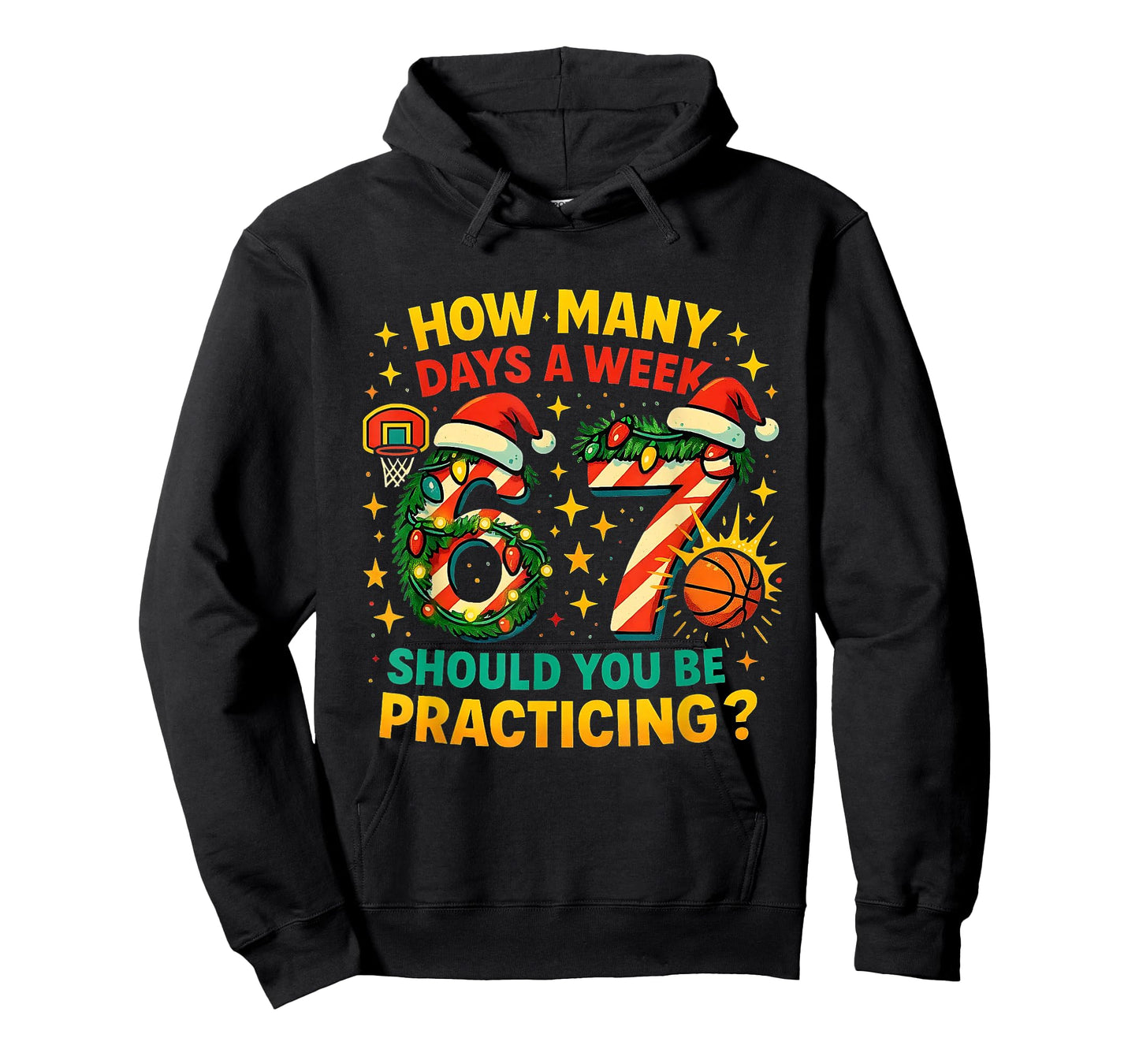 67 Basketball Christmas Funny Practice Meme Gift T-Shirt