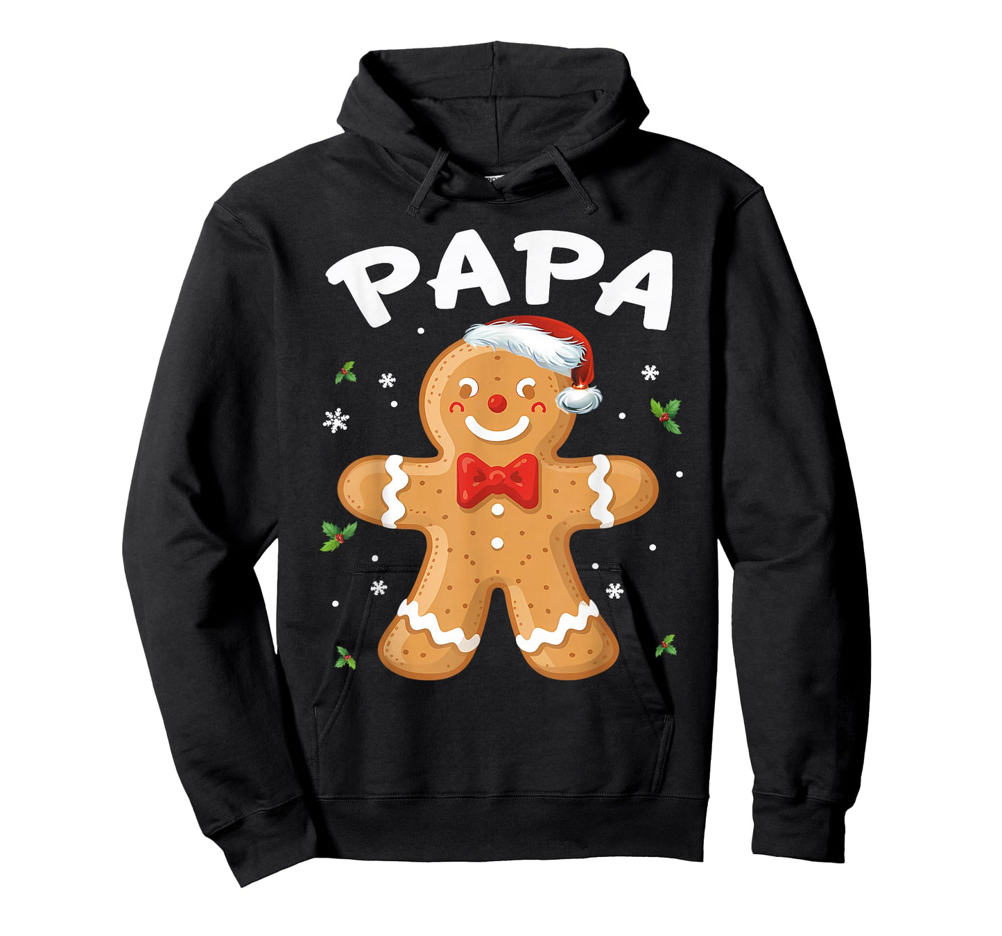 Papa Gingerbread Cookie Family Christmas Matching Holiday T-Shirt