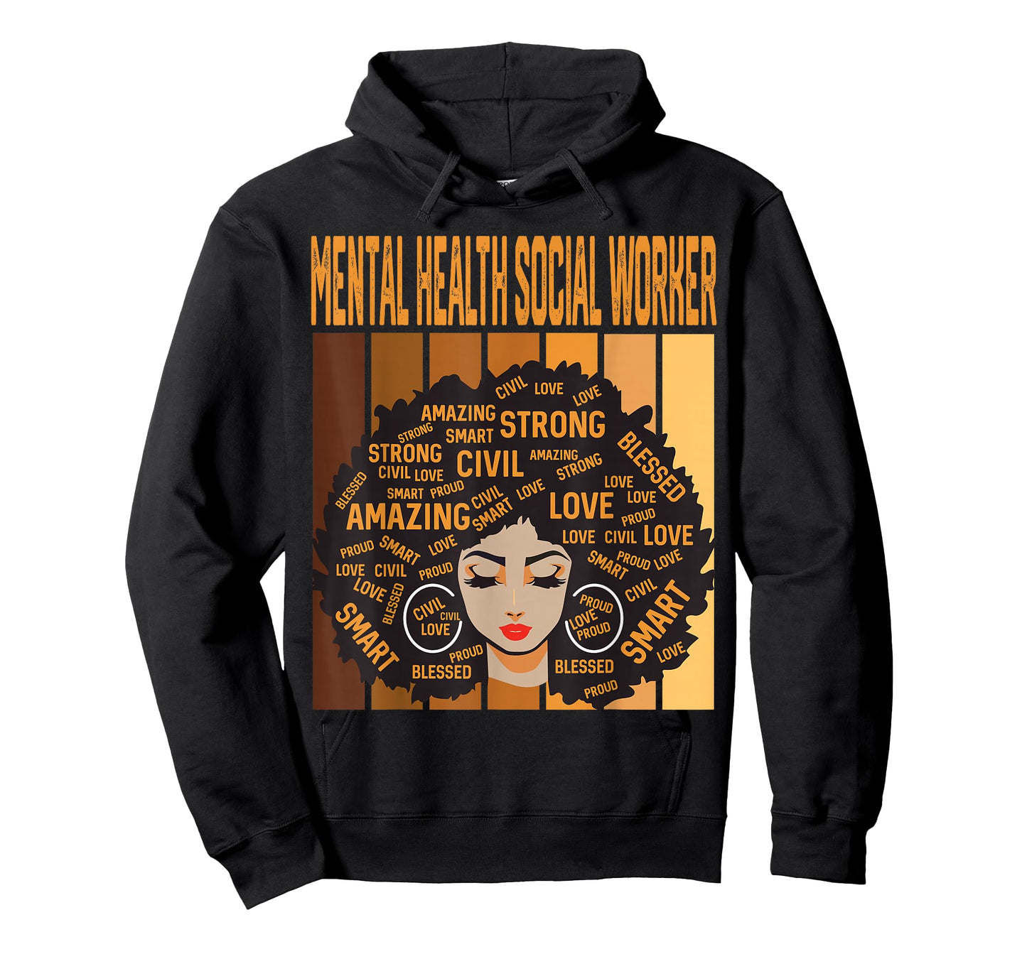 Mental Health Social Worker Black History Month Pride T-Shirt