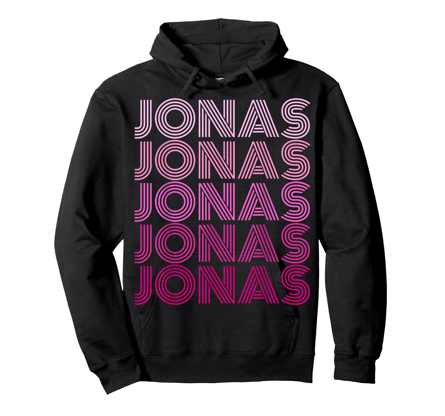 Retro Jonas First Name I Love Jonas 80's Vintage Birthday T-Shirt