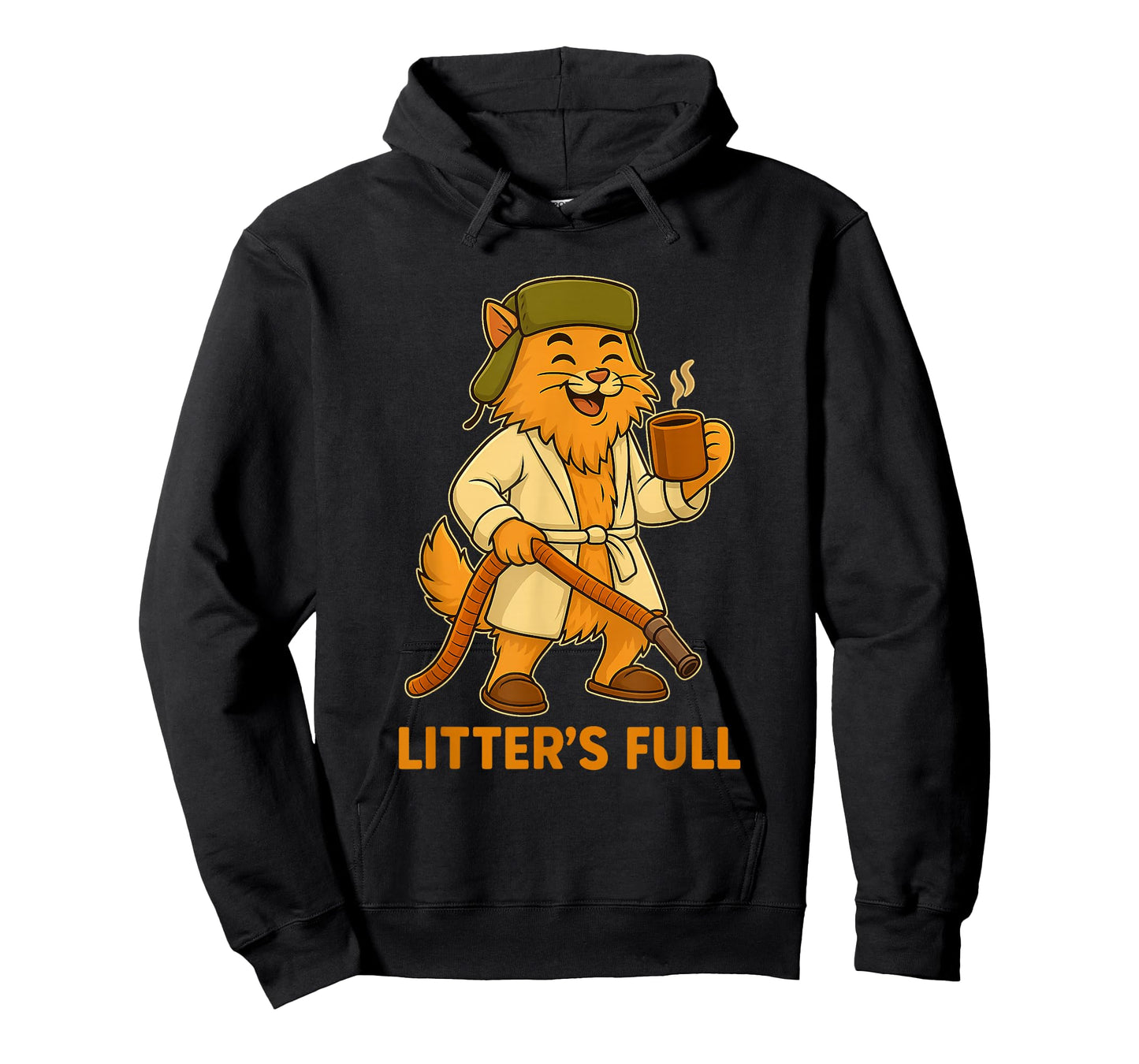 Funny Christmas Vacation Litter s Full Cat Parody Tee T-Shirt