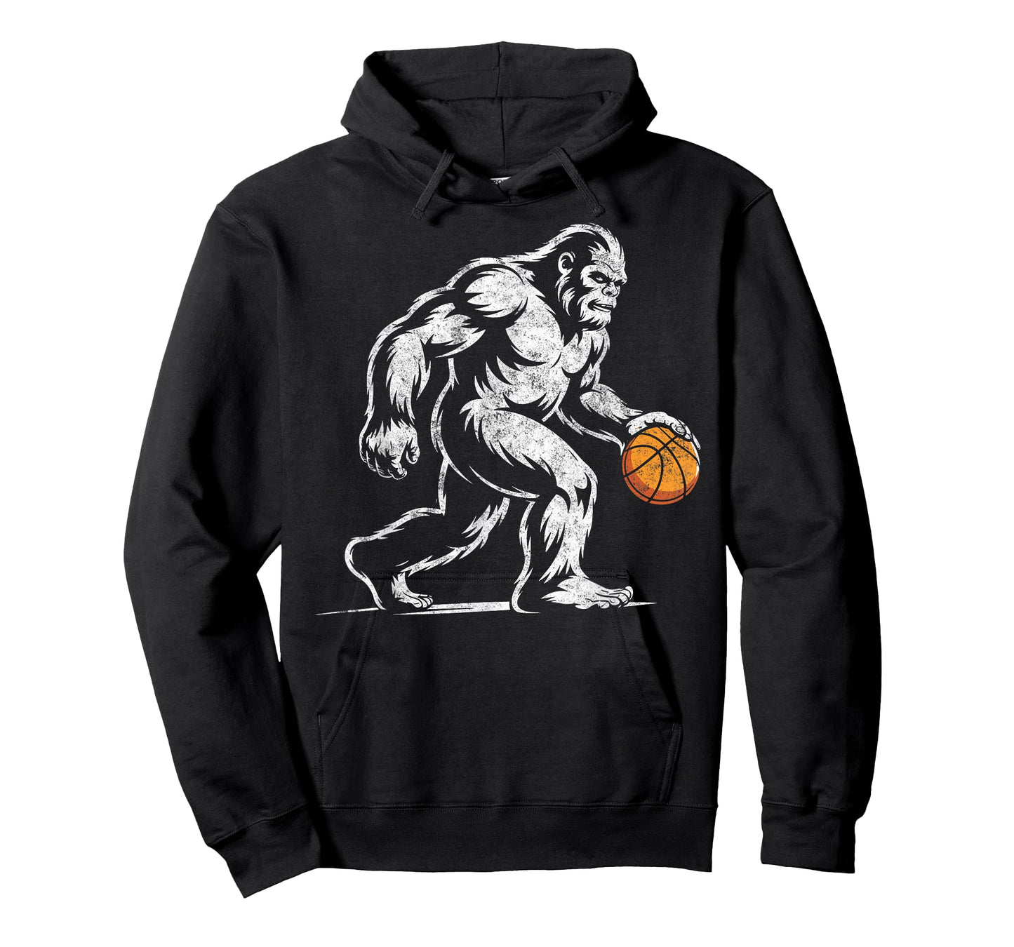 Sasquatch Bigfoot Basketball Ball Player Slam Dunk Hoops Tee T-Shirt