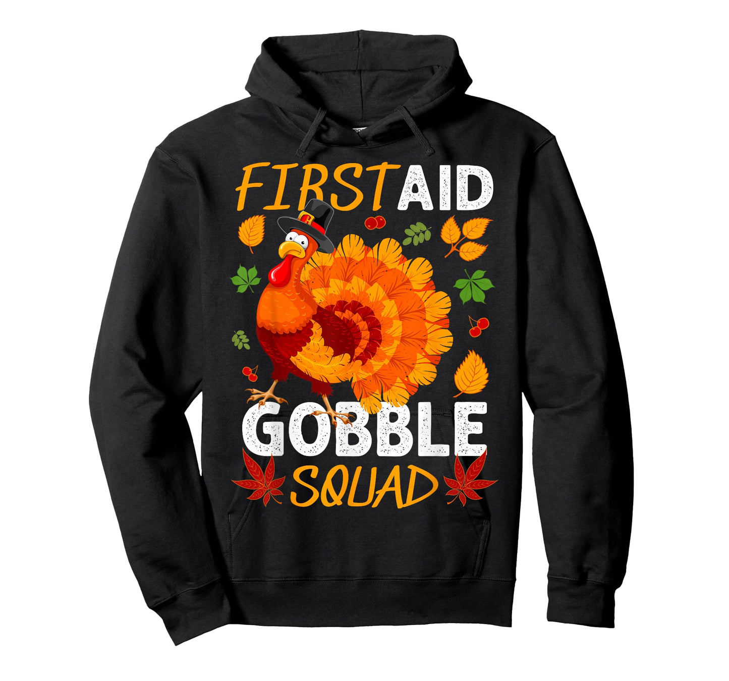 First Aid Gobble Squad Turkey Thanksgiving Fall T-Shirt