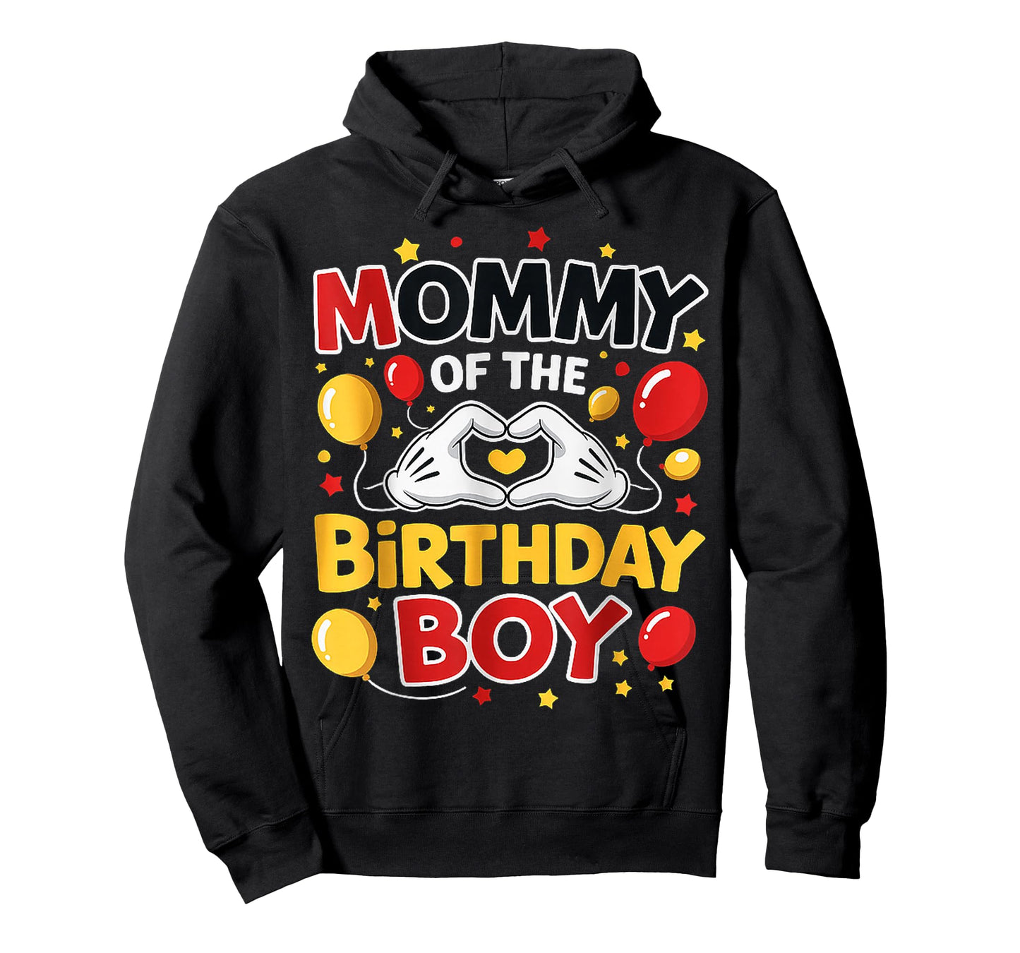 Mommy of The Birthday Boy Family Party Birthday T-Shirt