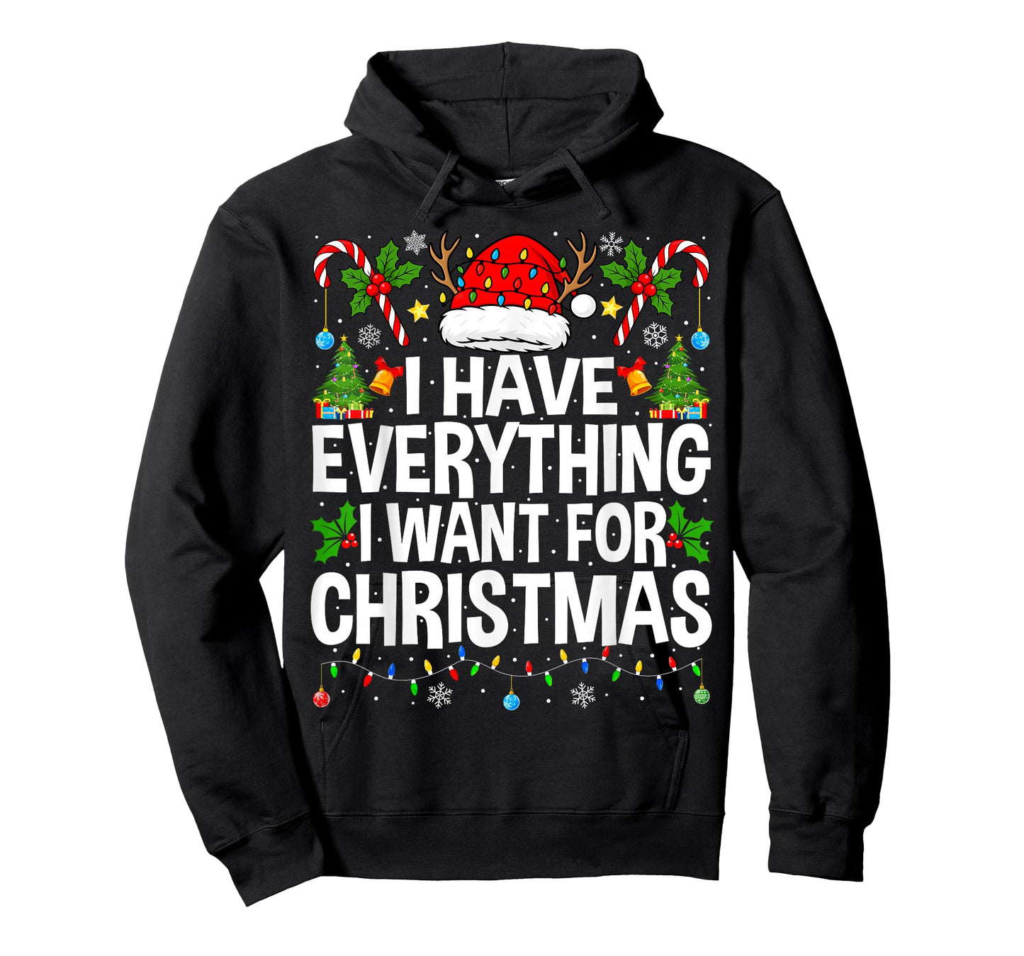 I Have Everything I Need Couples Pajamas Christmas Couple T-Shirt