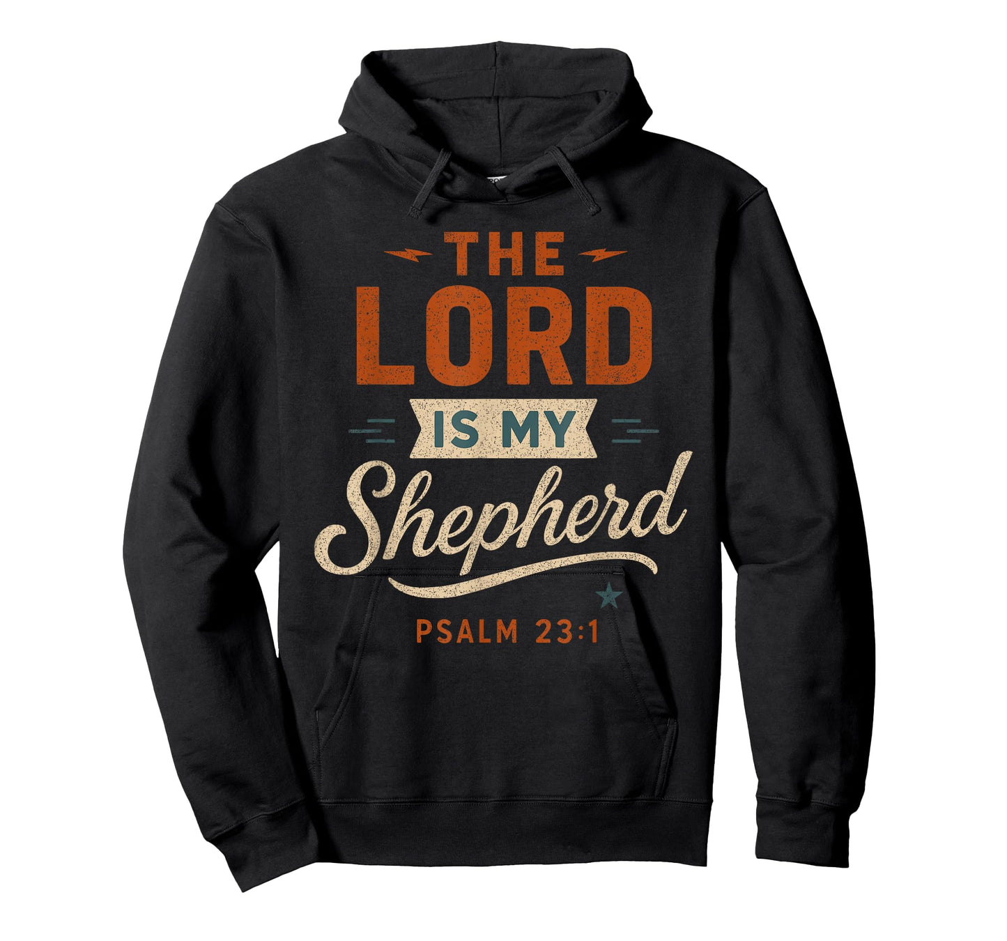 The Lord is My Shepherd Psalm 23 1 - Vintage Christian T-Shirt