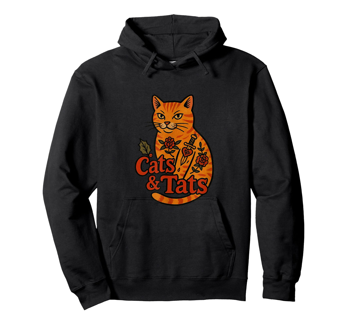 Cats & Tats Kitty Cat Tattoo Lovers Design Cat Lover T-Shirt