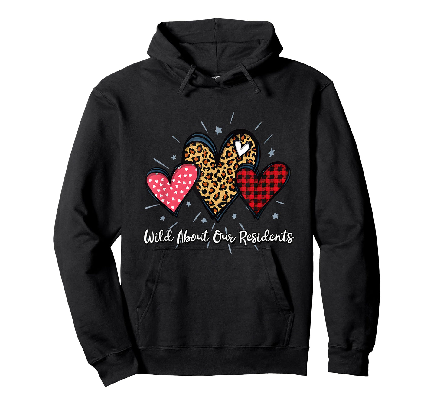 Wild About Our Residents Valentines CNA Caregiver Nursing T-Shirt