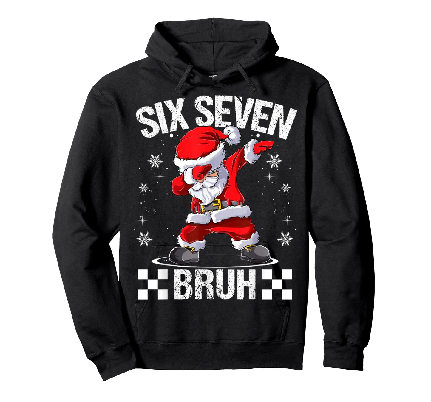 Six Seven Bruh 6-7 Meme Xmas Matching Pjs Christmas T-Shirt
