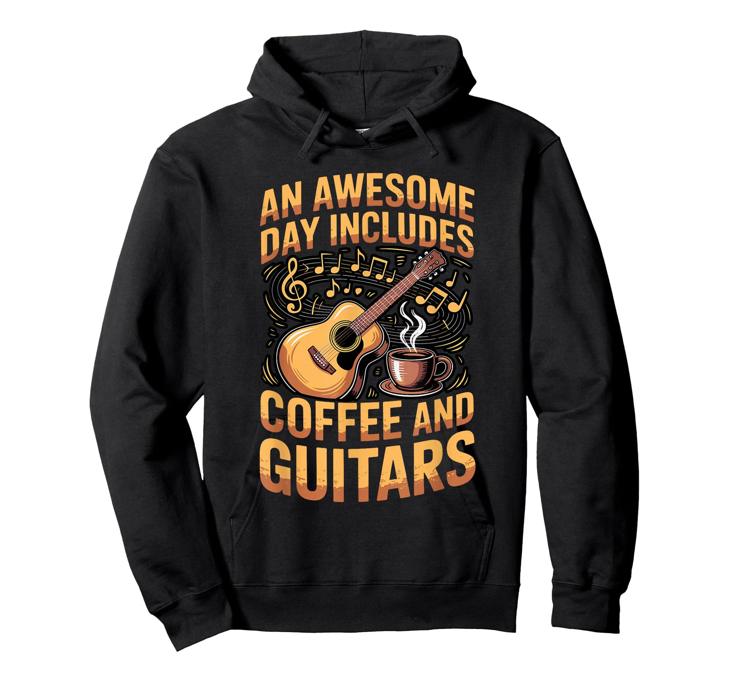 Coffee and Guitars Composer Music Instrument Musician Guitar T-Shirt