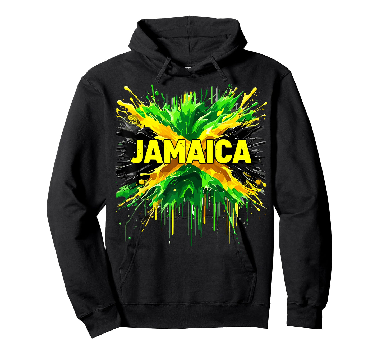 Jamaican Flag Splash Jamaica T-Shirt