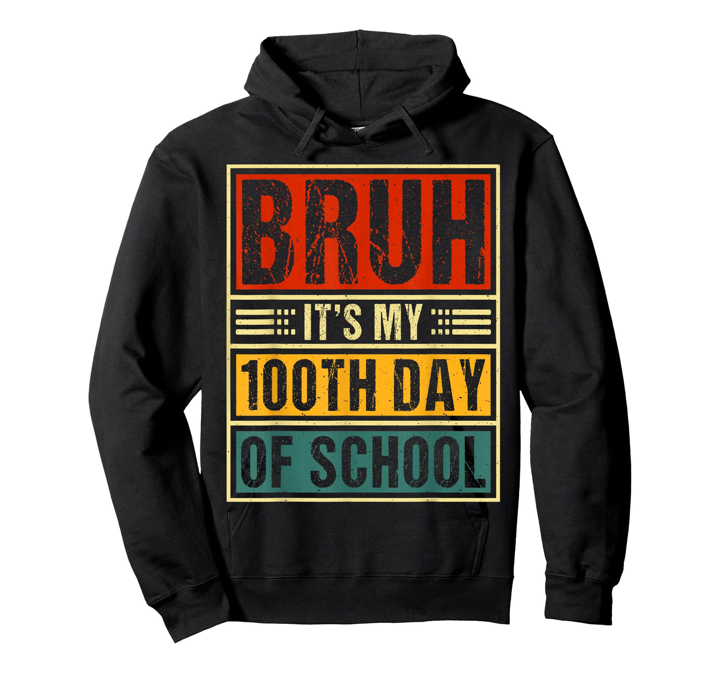 Bruh It's My 100th Day of School Boys | 100 Days of School T-Shirt