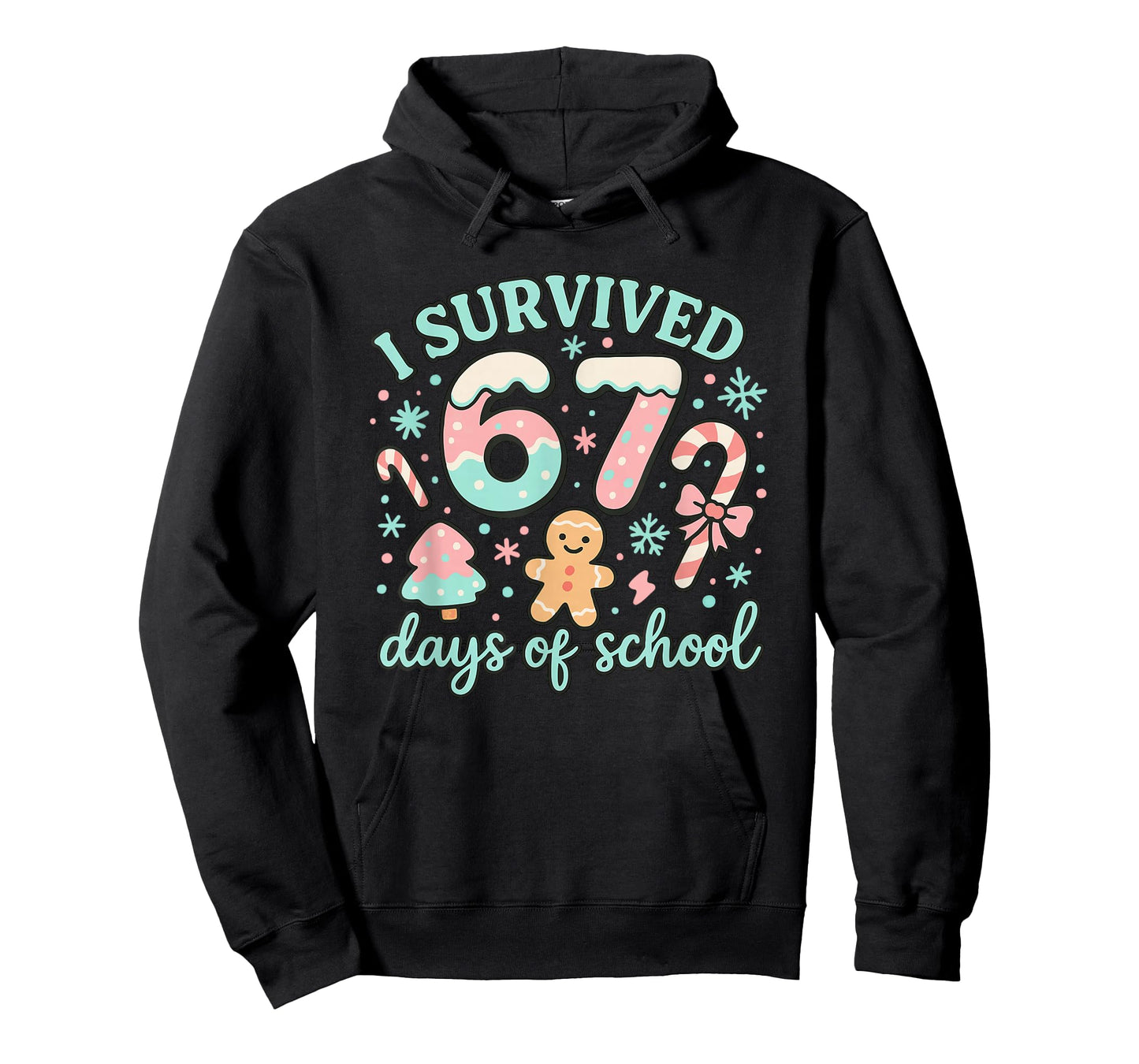 Survived 67 Days of School Candy Style Six Seven T-Shirt