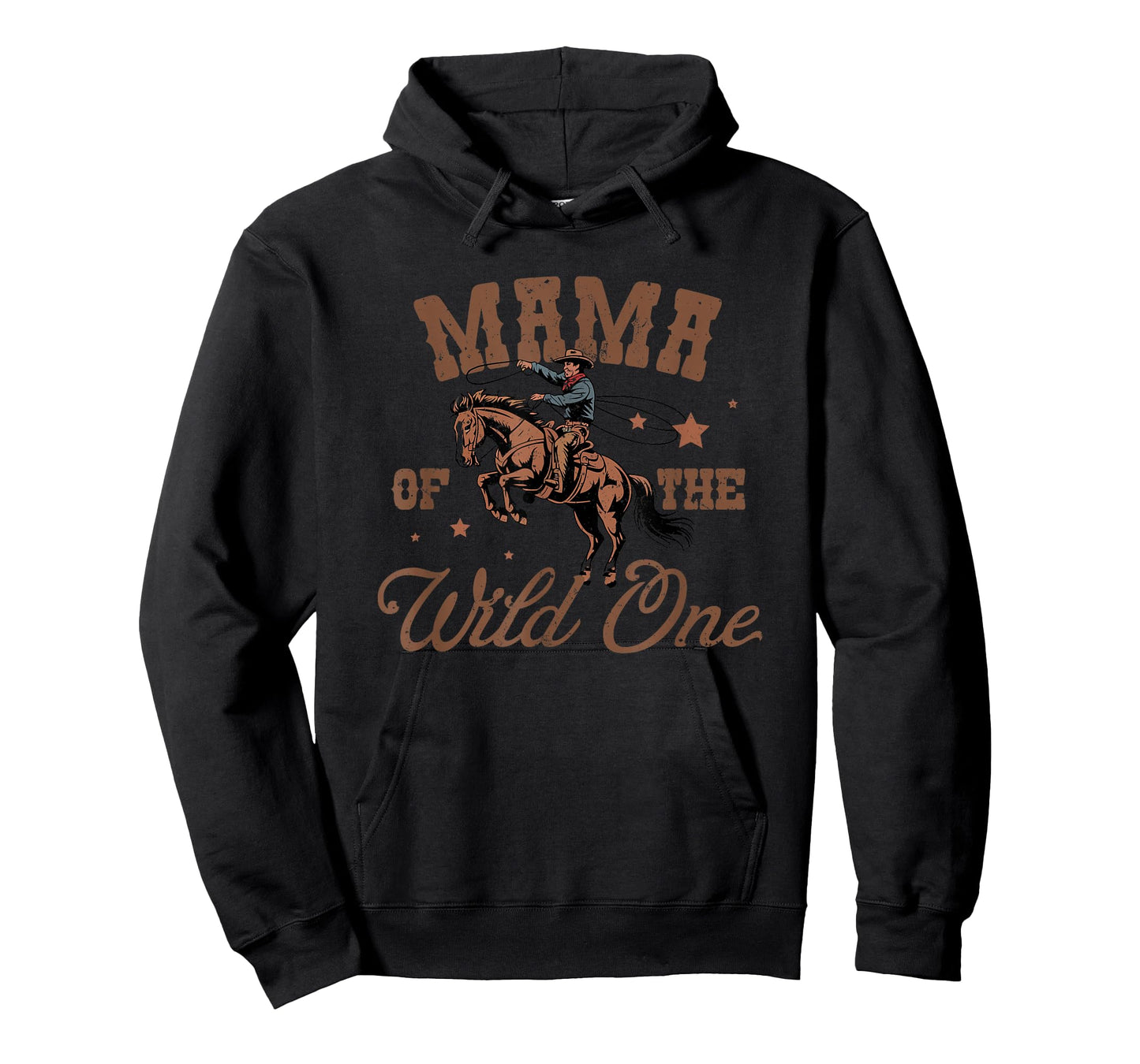 Mama of The Wild One Cowboy Western Rodeo Party Matching T-Shirt