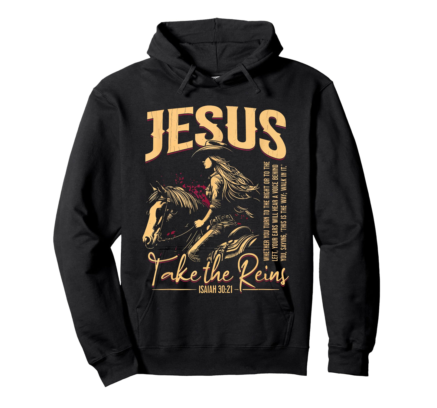 Jesus Take The Reins Scripture Art T-Shirt
