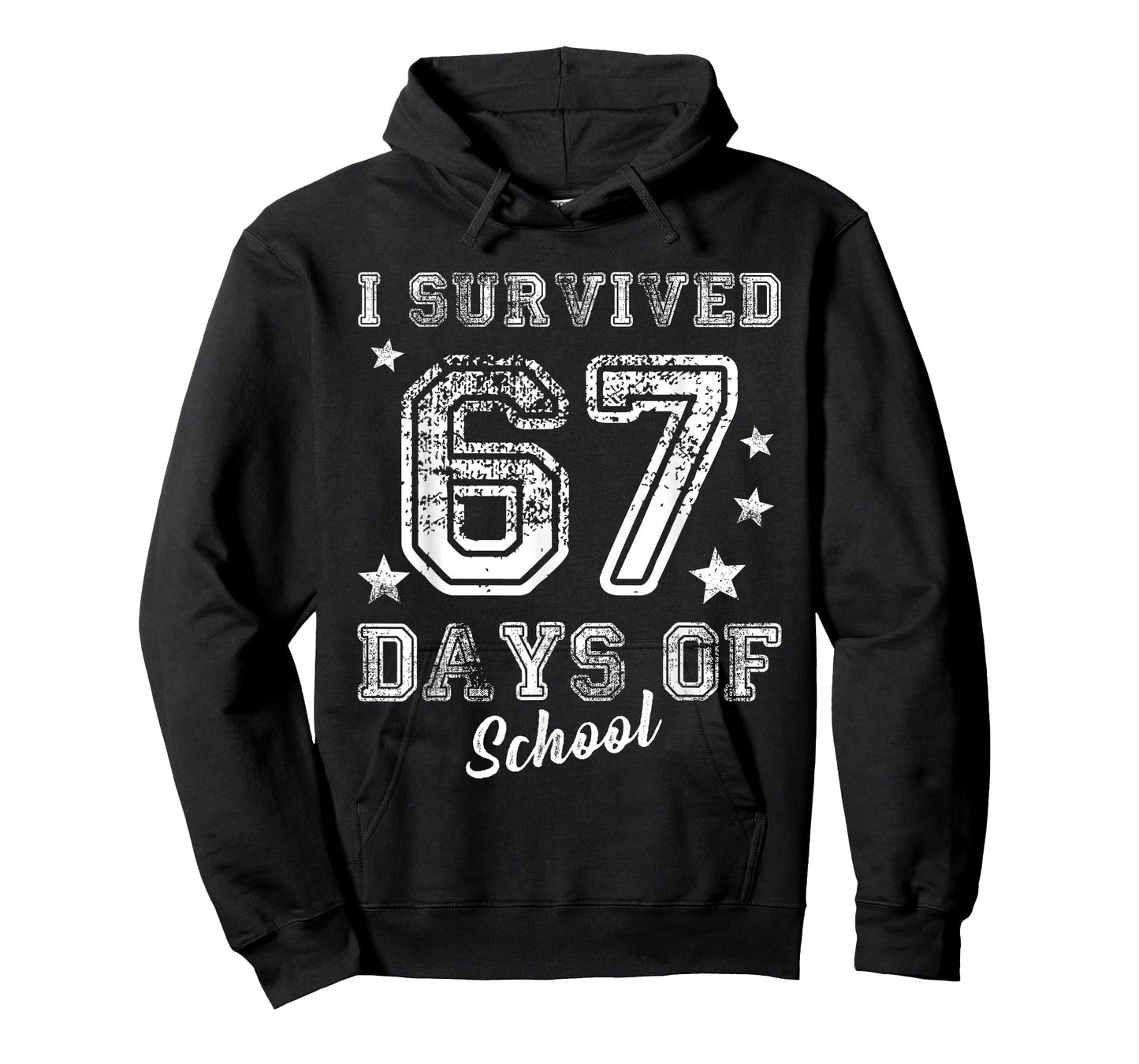 I Survived 67 Days of School Students Teachers 100th Days T-Shirt