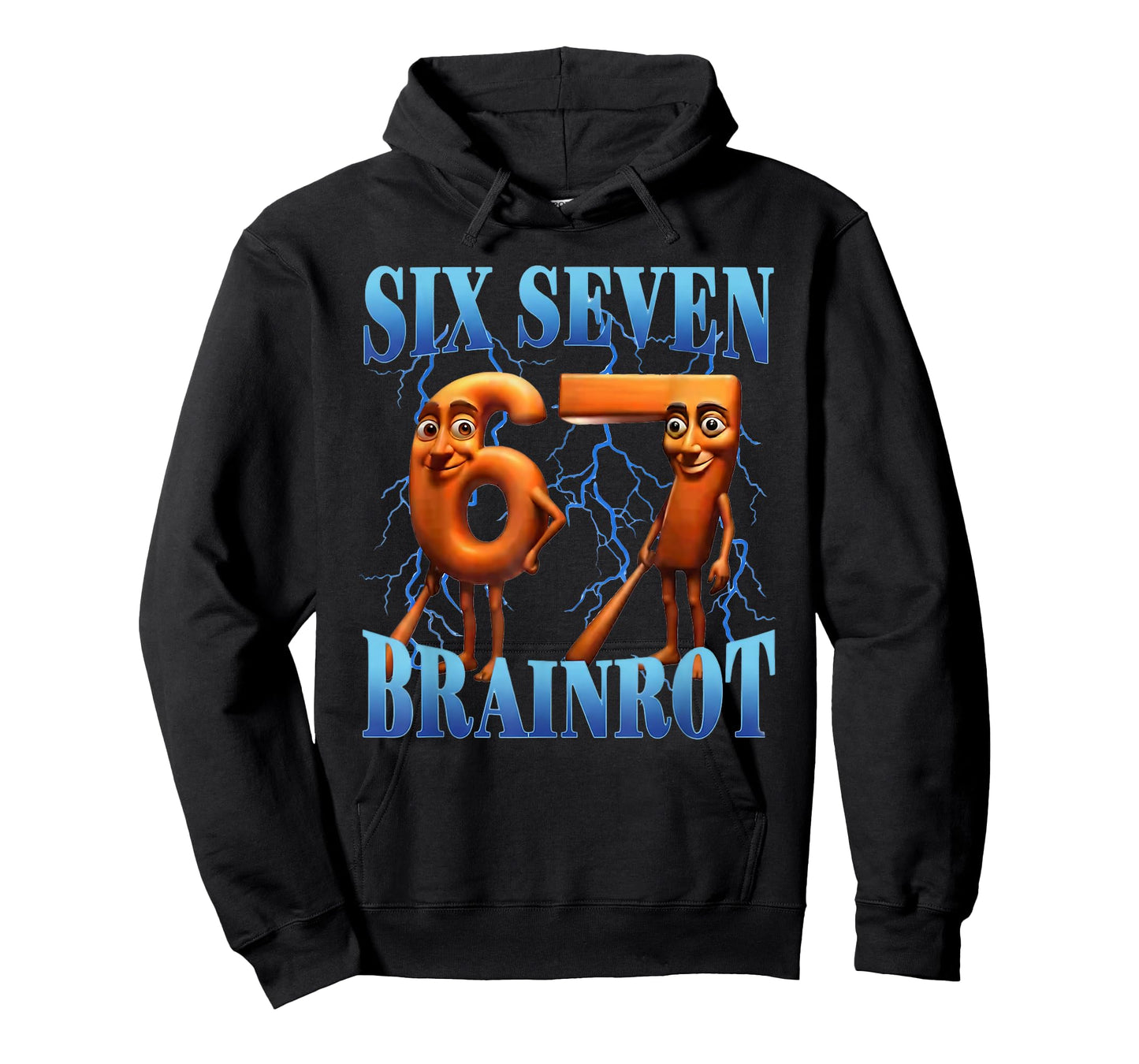 Funny 67 Meme Italian Brainrot Tung Tung Sahur Six Seven T-Shirt