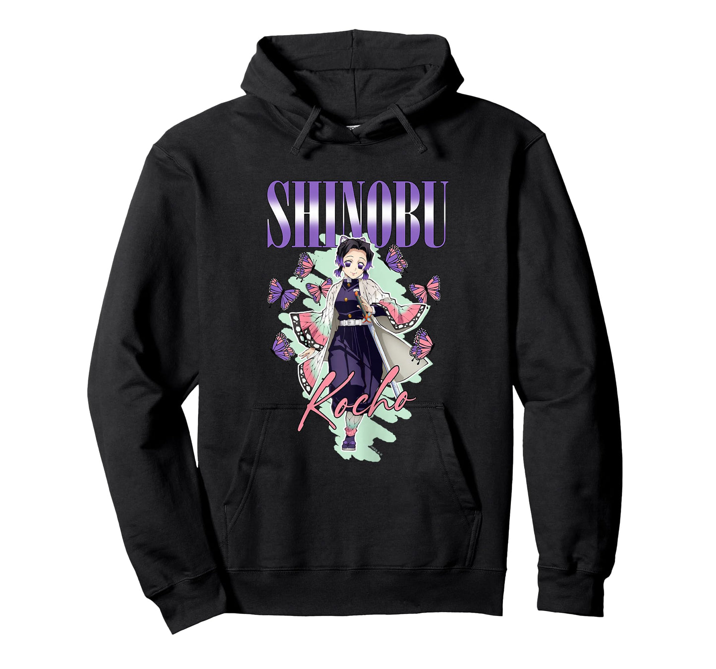 Demon Slayer: Kimetsu no Yaiba Shinobu Kocho Butterfly Haori T-Shirt