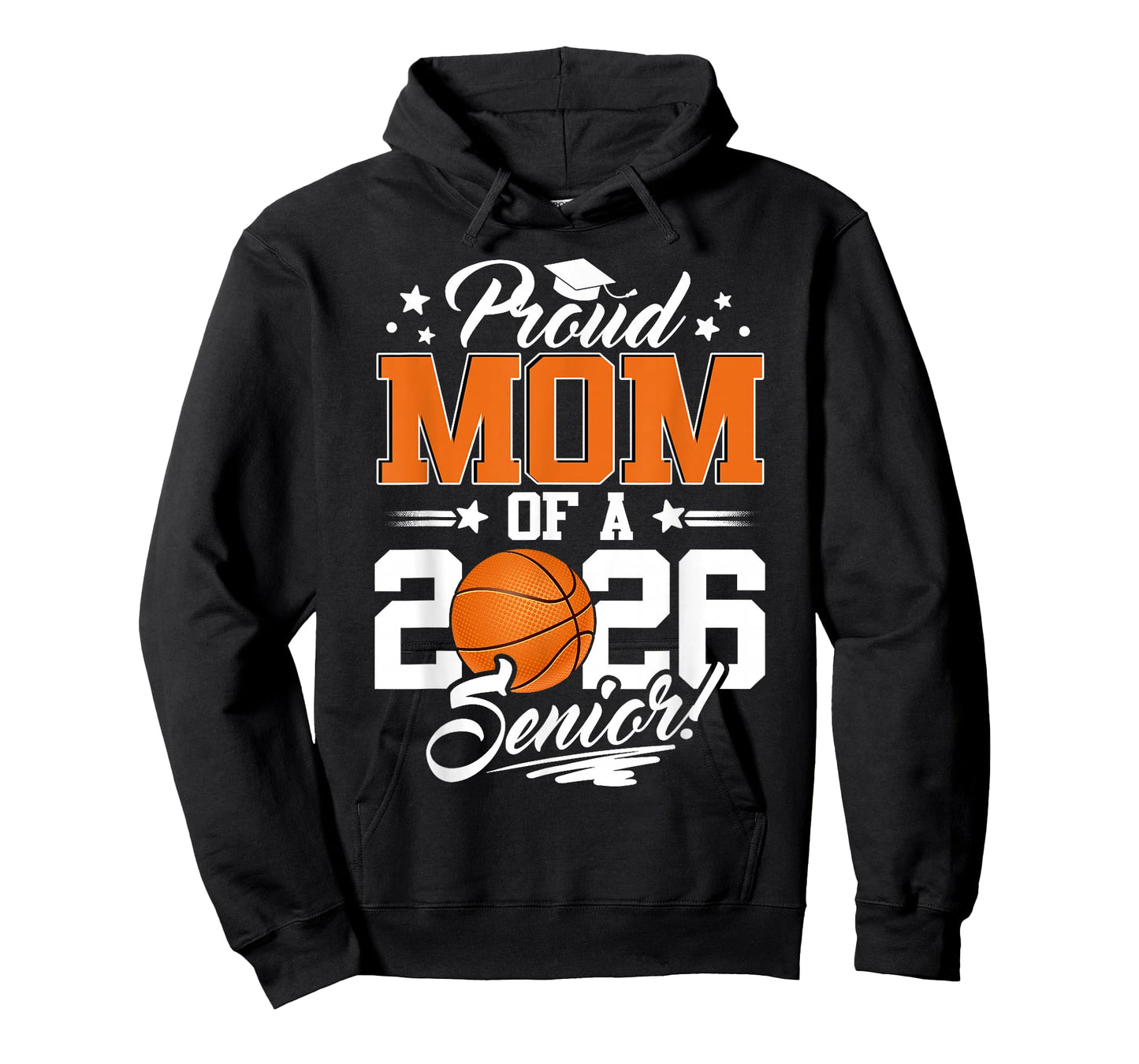 Proud Mom of A 2026 Senior Basketball Graduation T-Shirt