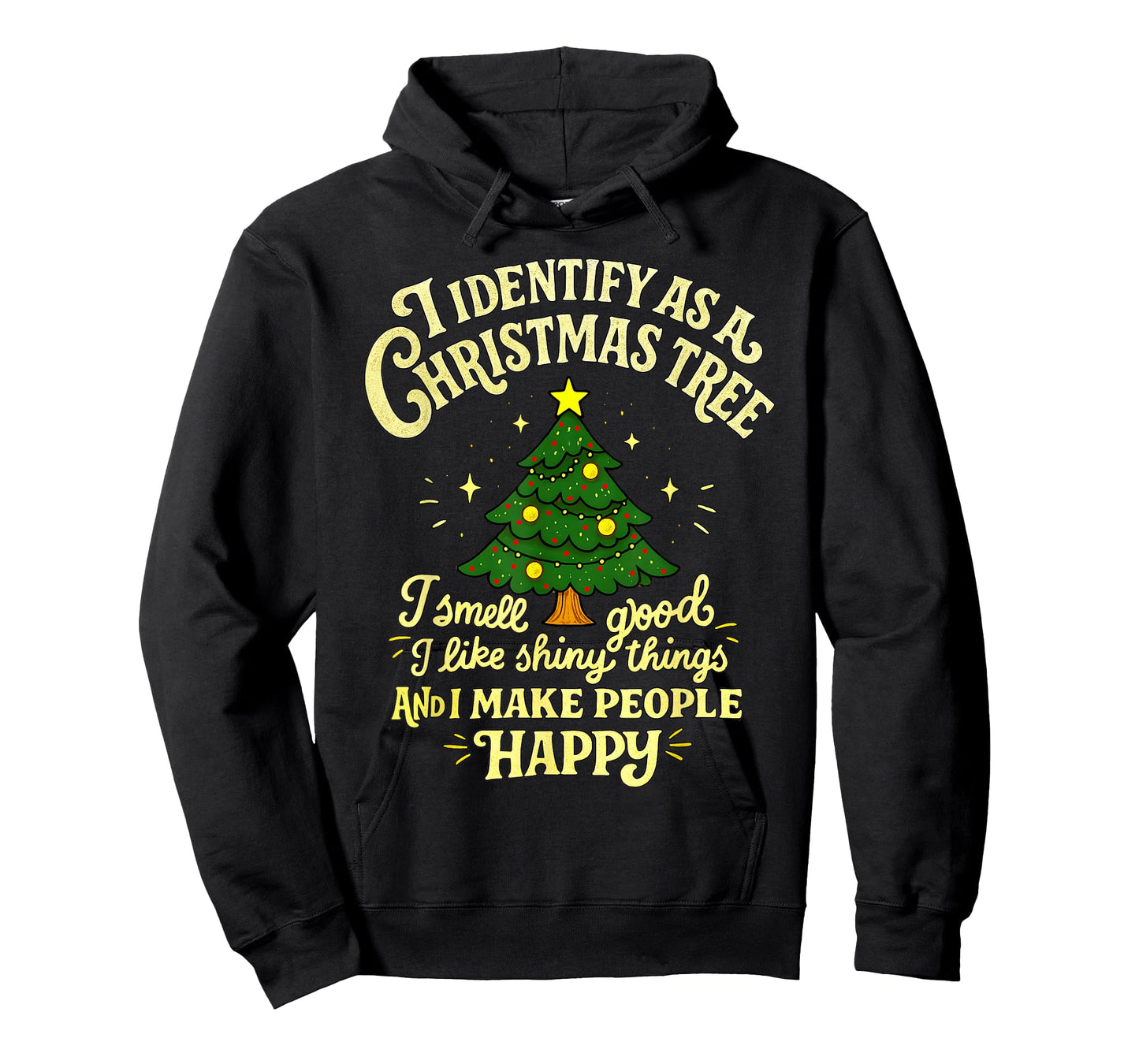 Funny I Identify as a Christmas Tree T-Shirt