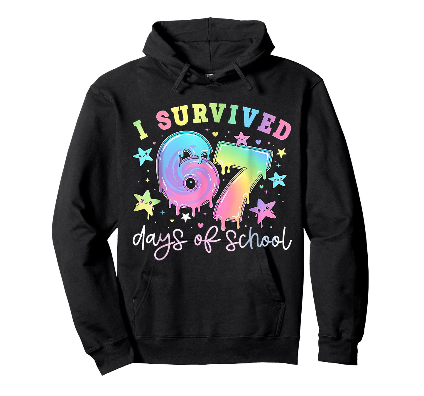 I Survived 67 Days of School Funny 67 Teachers Students Meme T-Shirt