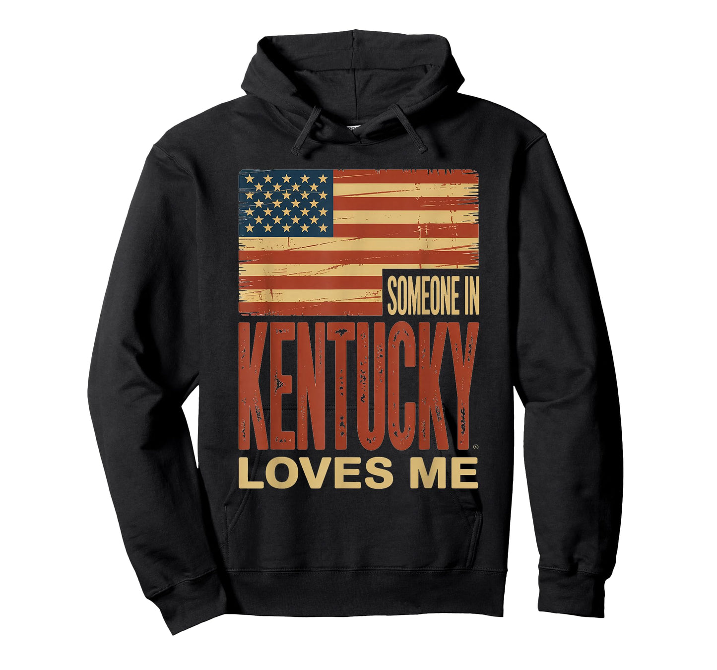 Someone in Kentucky Loves Me US Flag T-Shirt