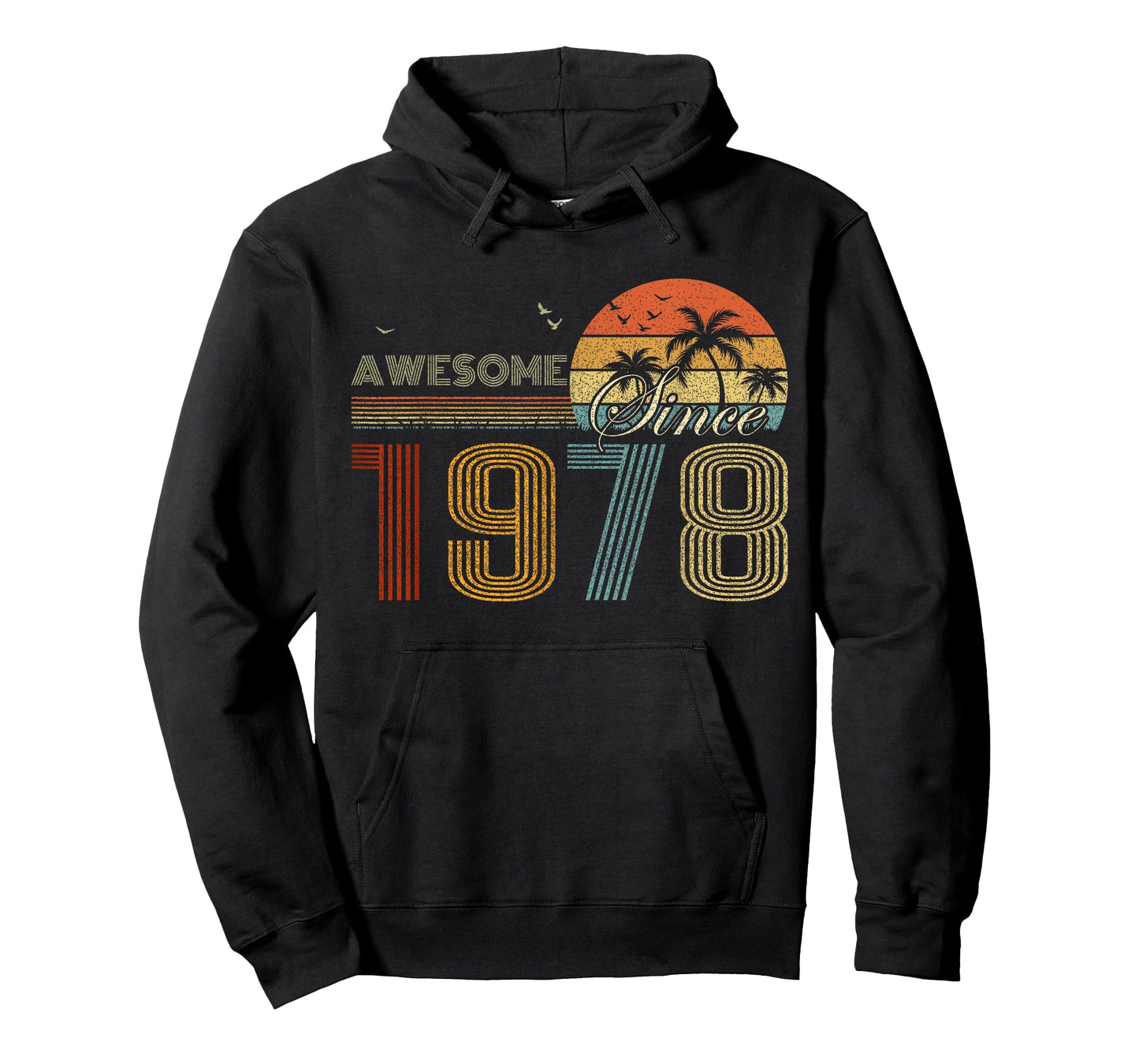 Awesome Since 1978 Men Women Birth of Birthday Years Vintage T-Shirt