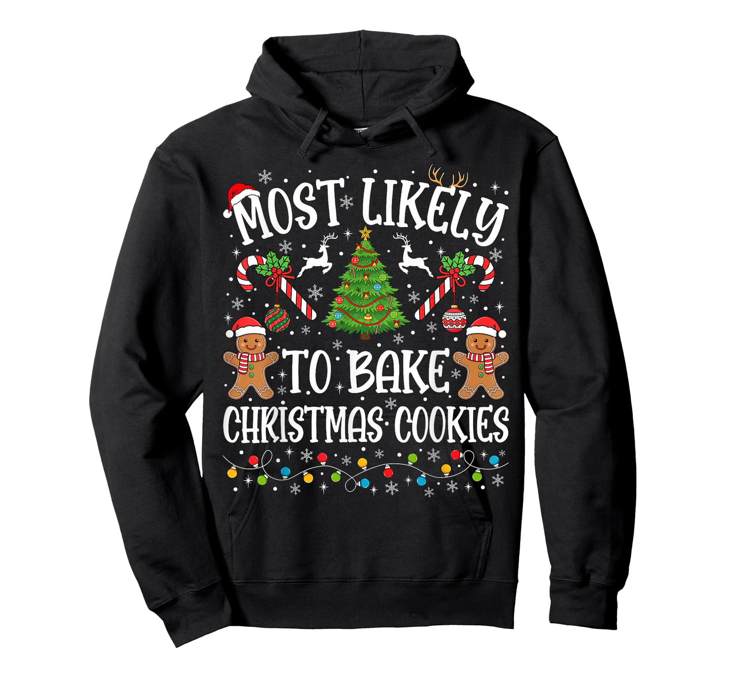 Most Likely to Bake Christmas Cookies Family Matching Baker T-Shirt
