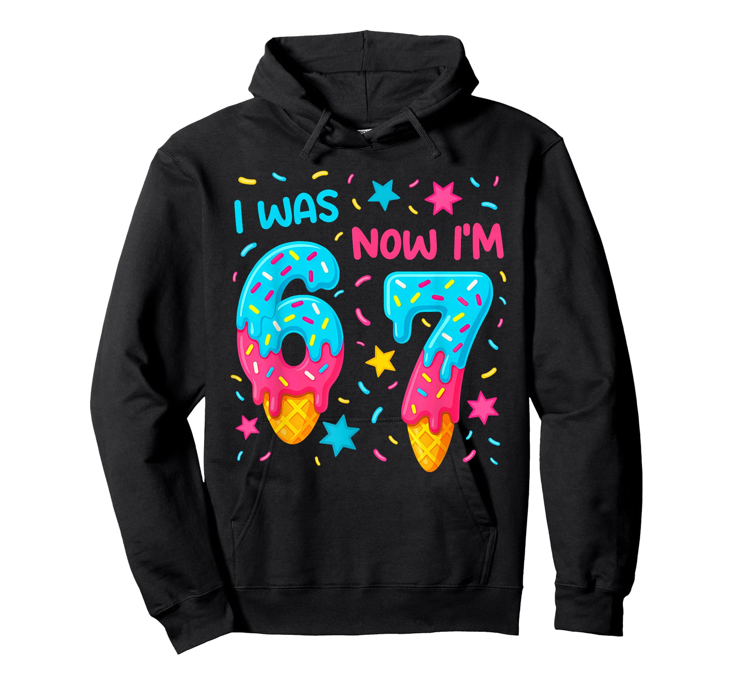 7 Year Old Birthday Shirt was 6 Now I'm 7 67 Funny for Kids T-Shirt