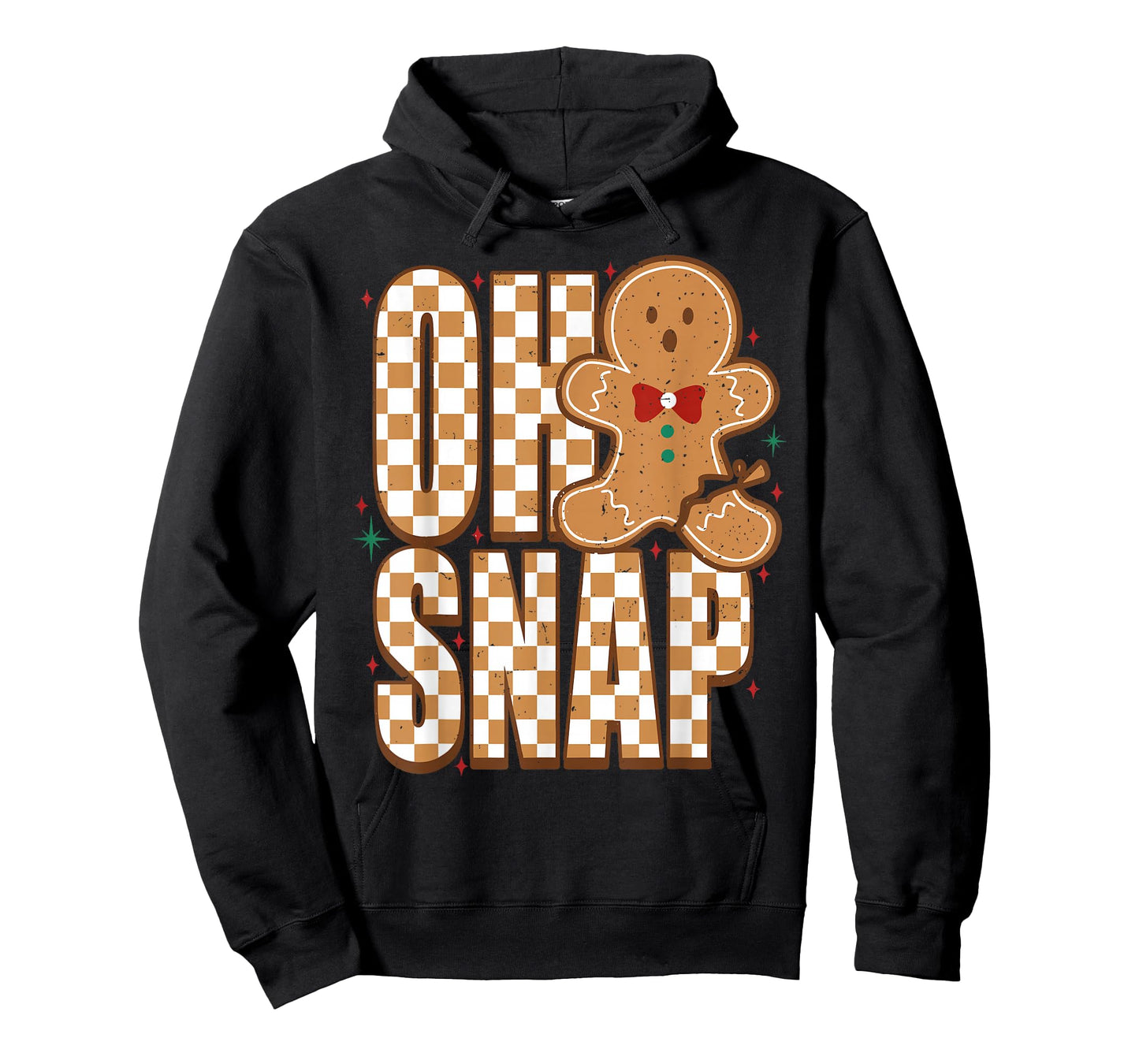 Oh Snap Gingerbread Man Funny Christmas Xmas Men Women Kids T-Shirt