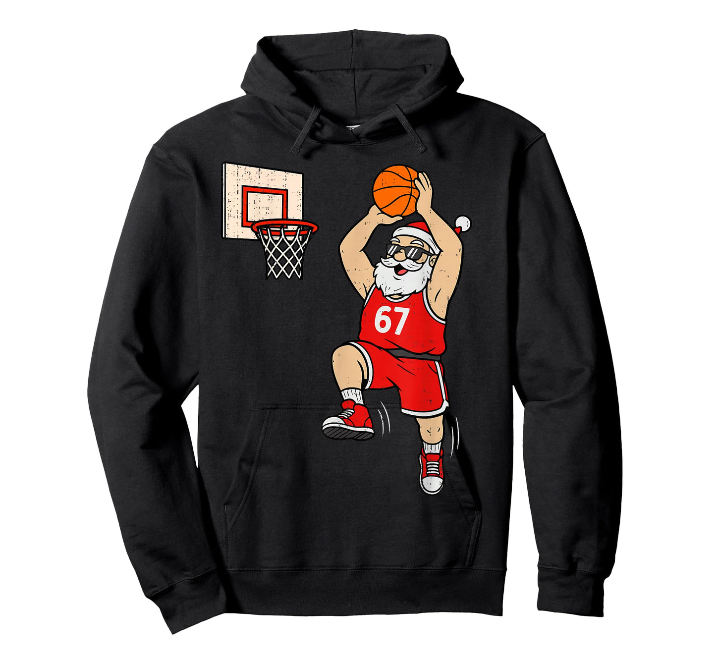 67 Basketball Santa Six Seven Meme Christmas Sport Mens Boys T-Shirt