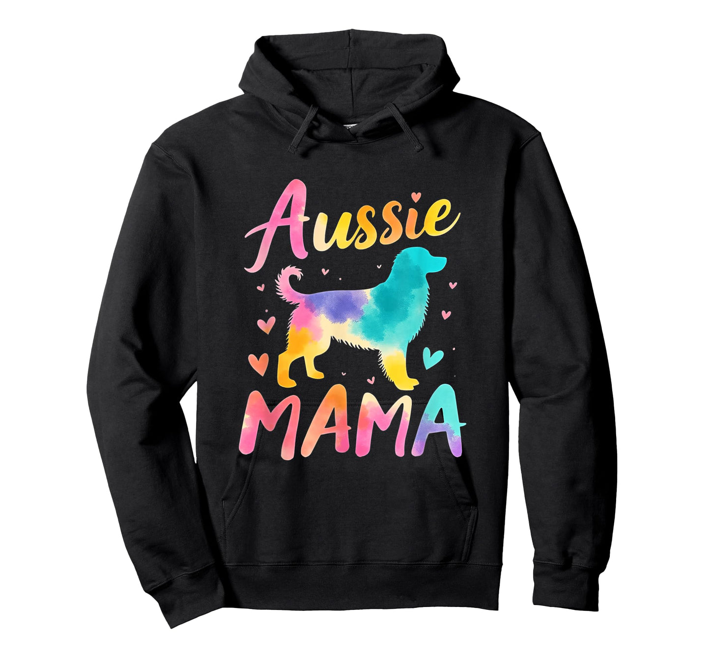 Australian Shepherd Mama Colorful Australian Shepherd Mom T-Shirt