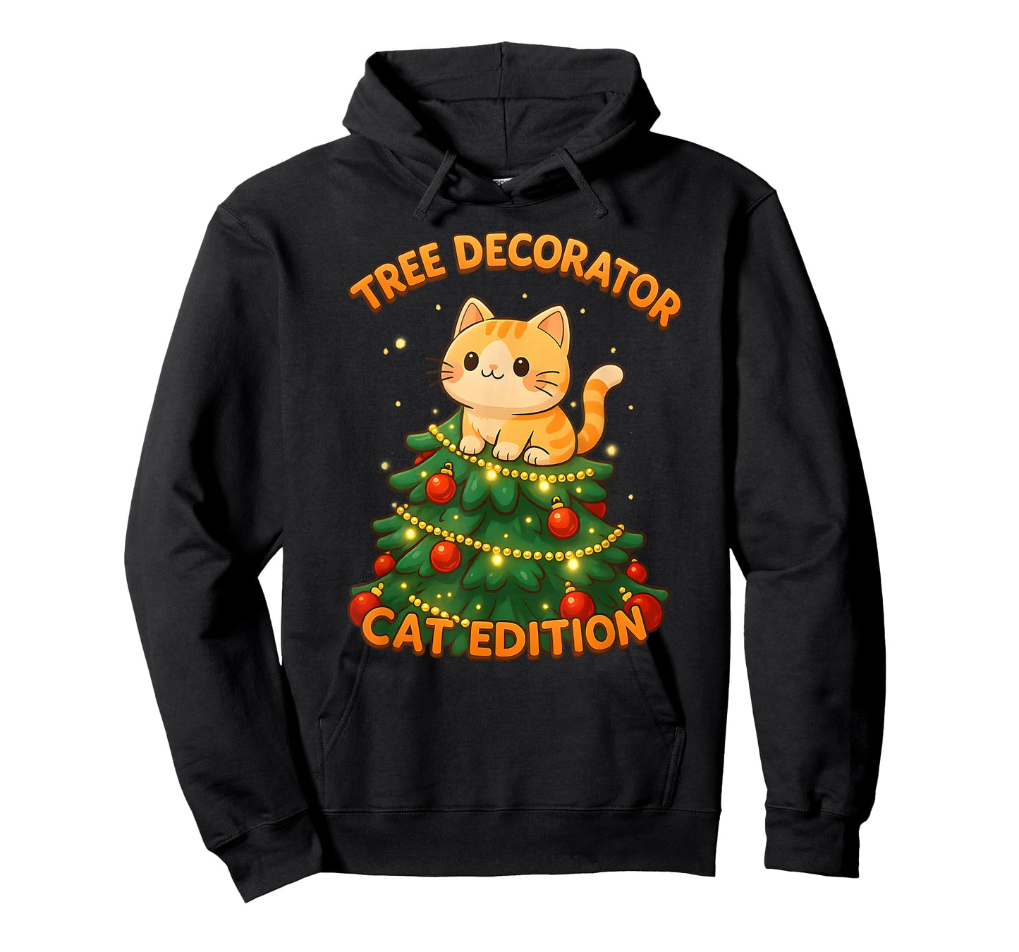 Tree Decorator Cat Edition Tee, Funny-Cat Christmas X-Mas T-Shirt