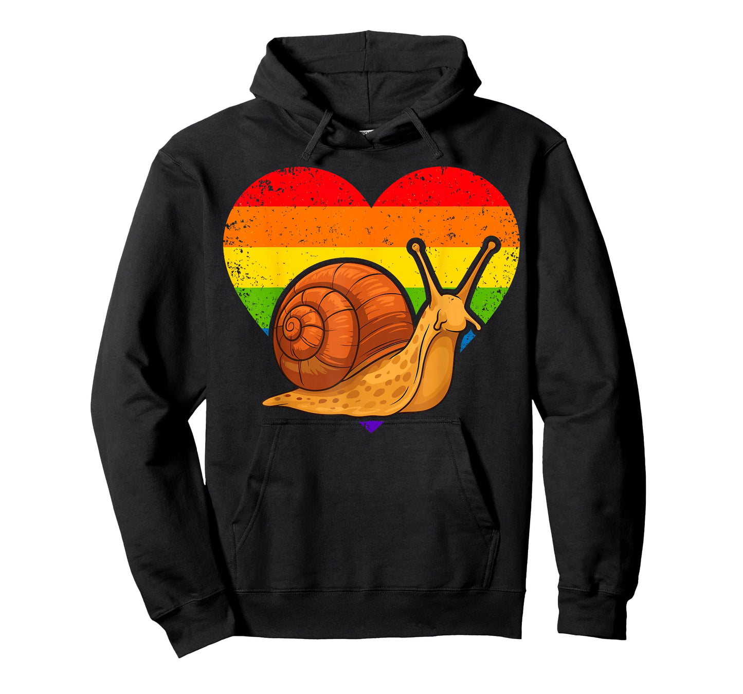 Snail Rainbow Heart T-Shirt