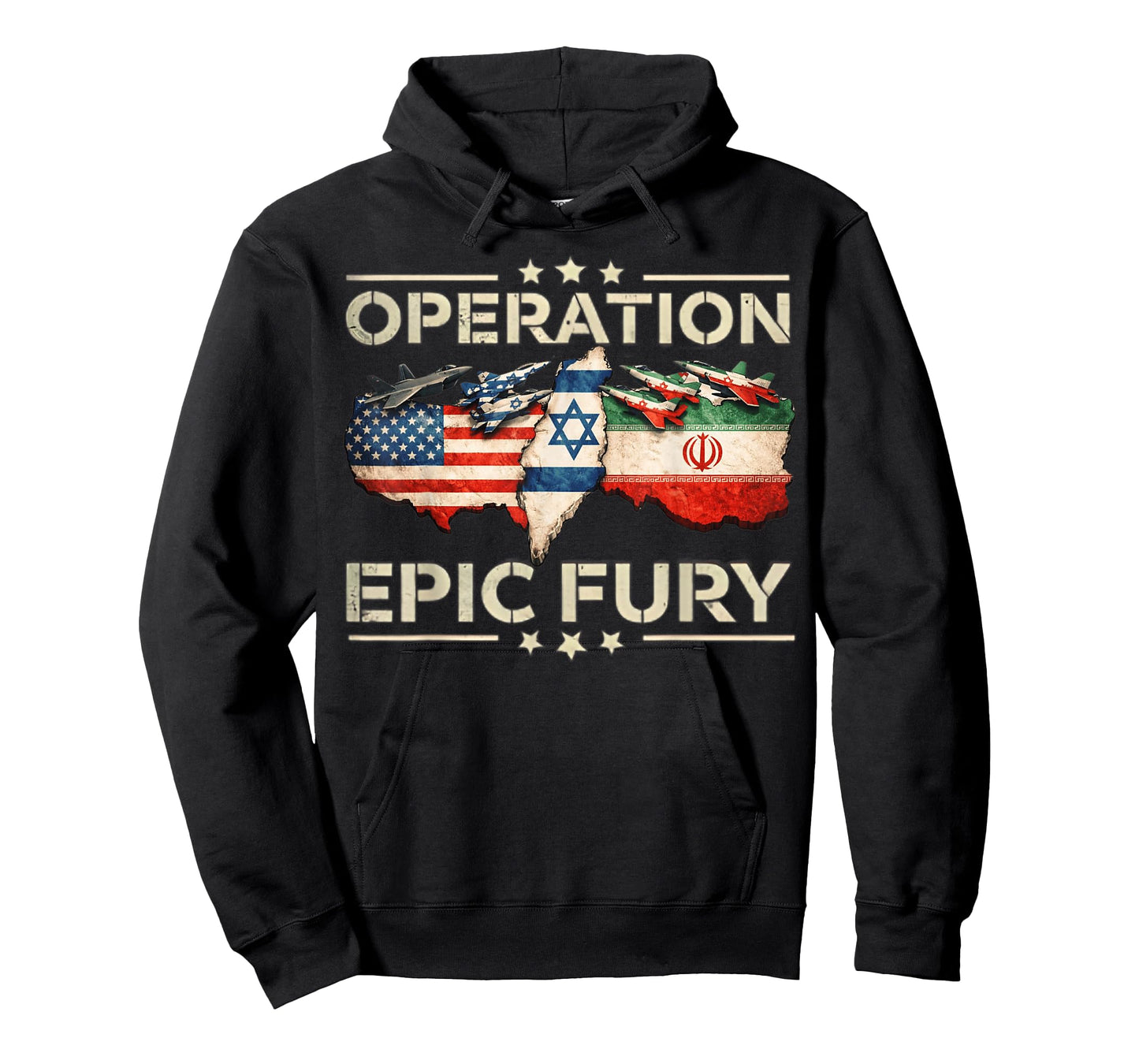 Operation Epic Fury Patriotic Adventure American Flag USA T-Shirt