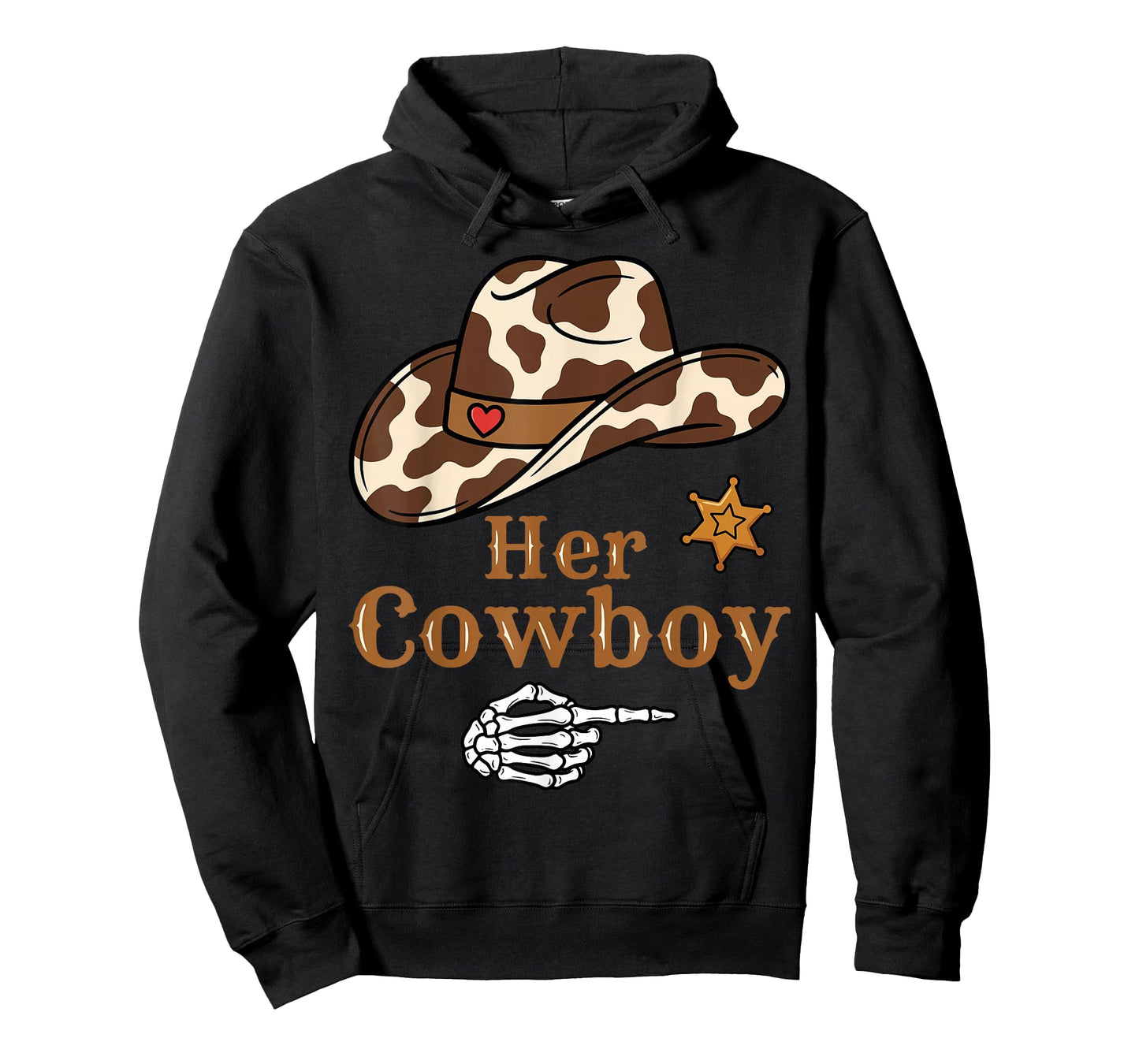 Matching Couples Her Cowboy Western His and Hers T-Shirt