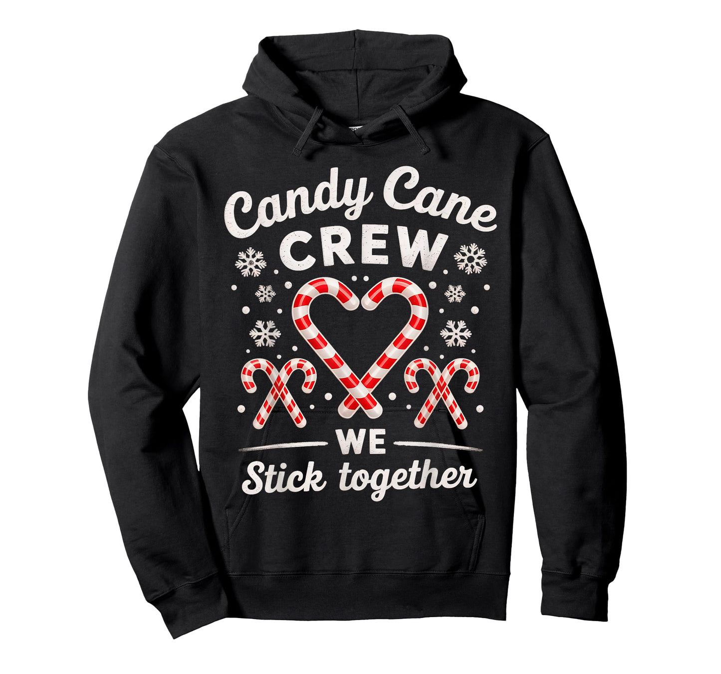Christmas Candy Cane Heart Holiday Family Matching Pajama T-Shirt