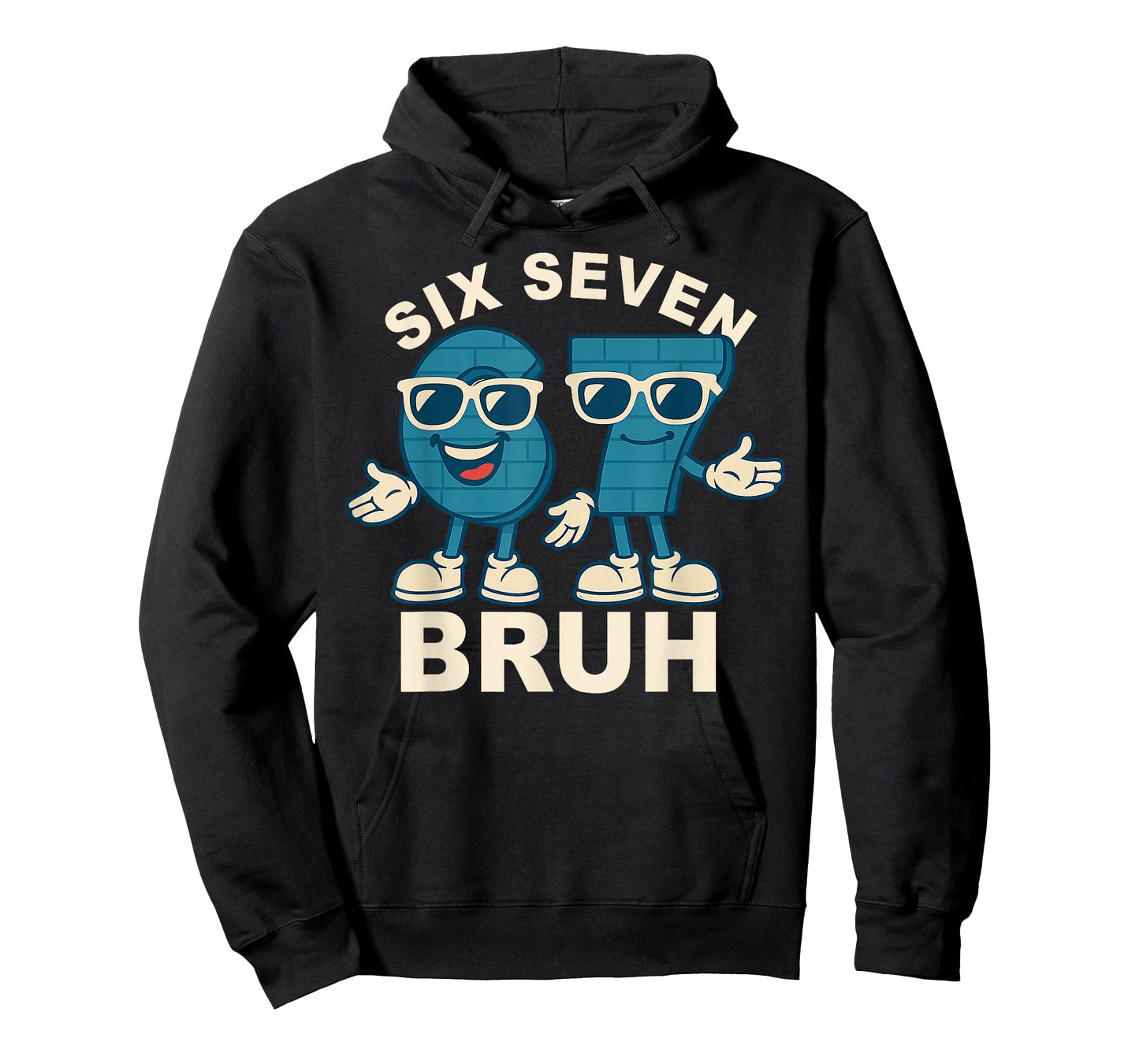 Funny Six Seven Bruh Brainrot Meme Gift for Men Women Kids T-Shirt