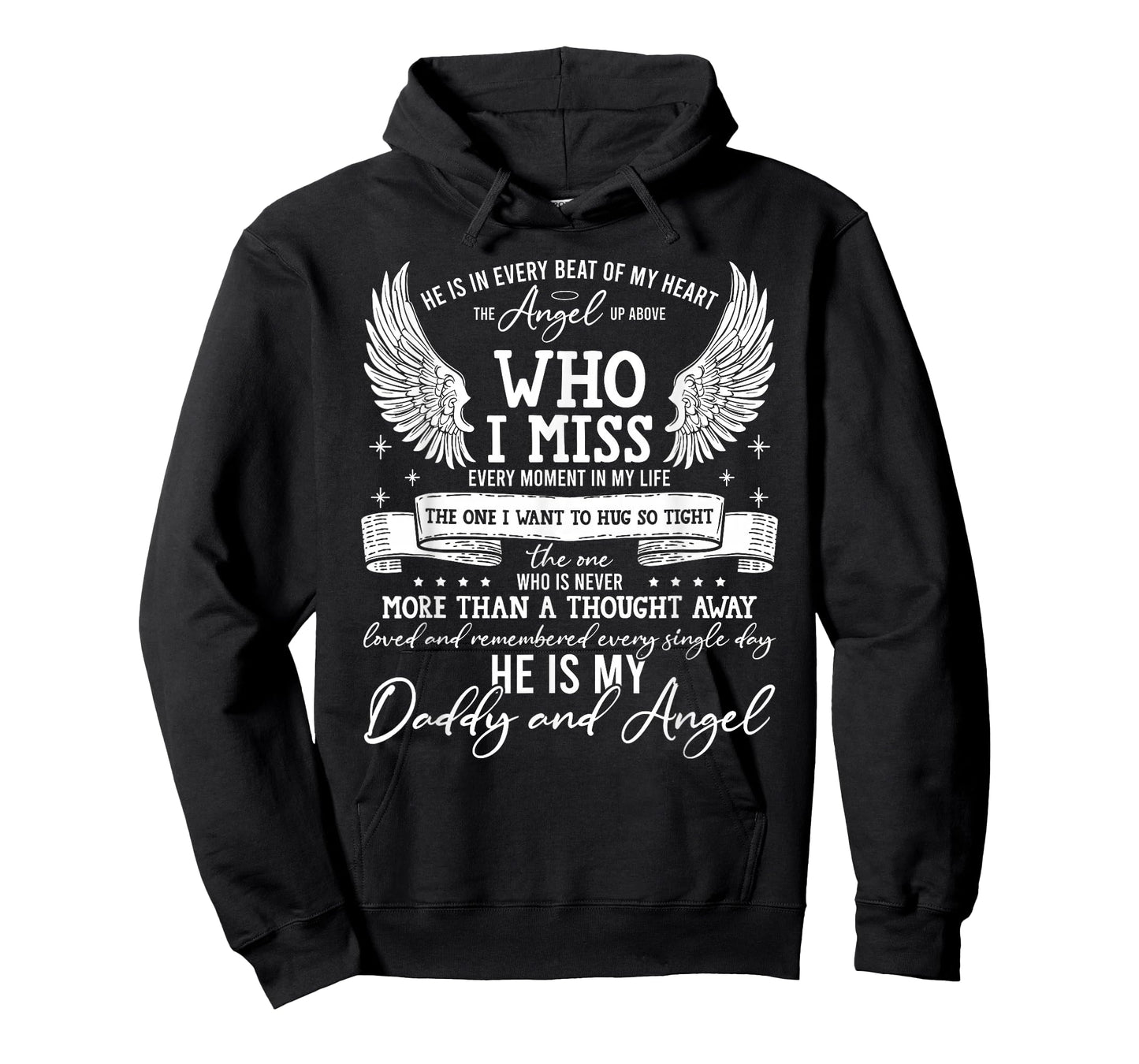 My Daddy is My Guardian Angel in Heaven, Grief to Daddy T-Shirt