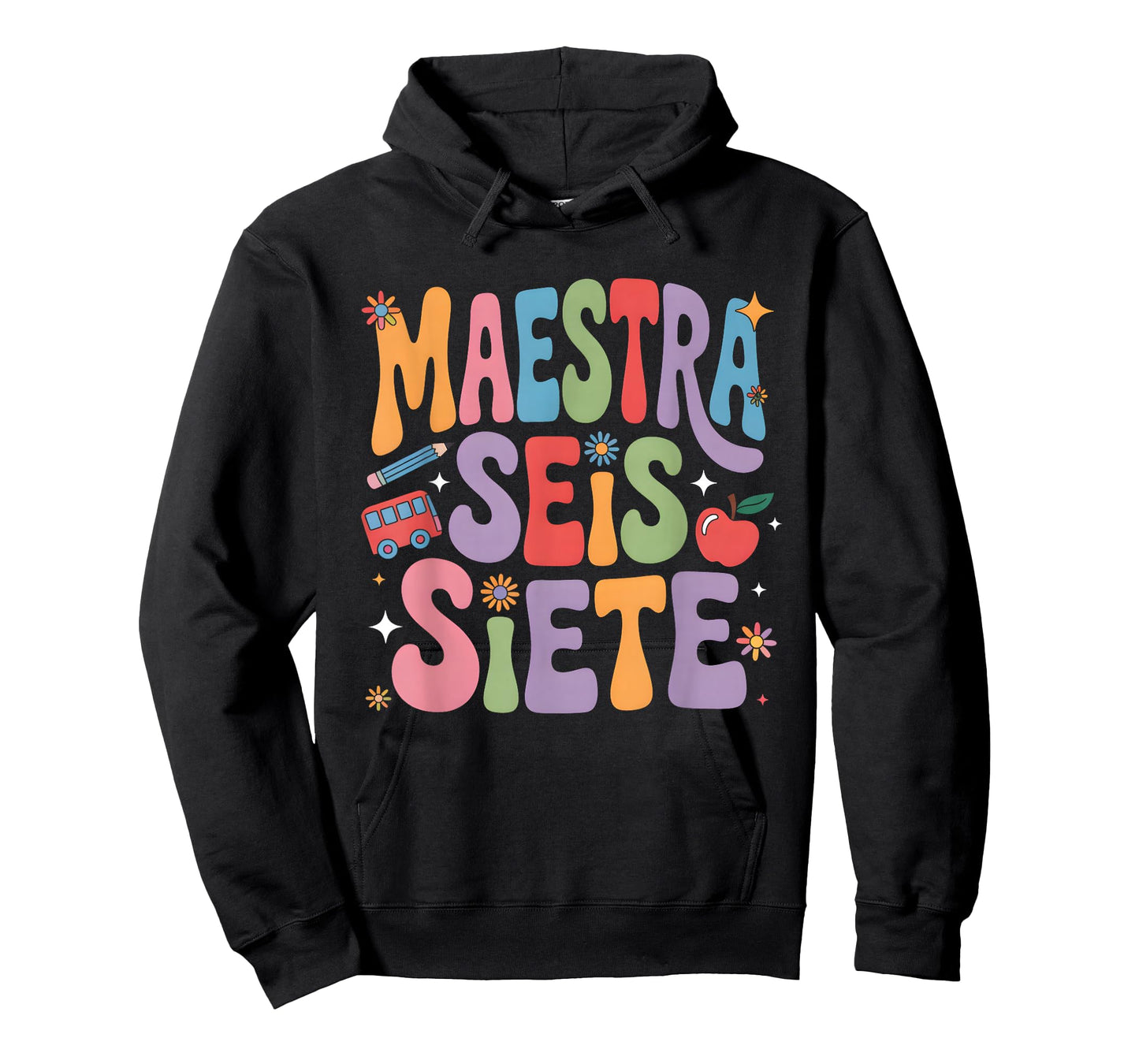 Maestra 67 Six Seven Spanish Teacher Bilingual SEIS Siete T-Shirt