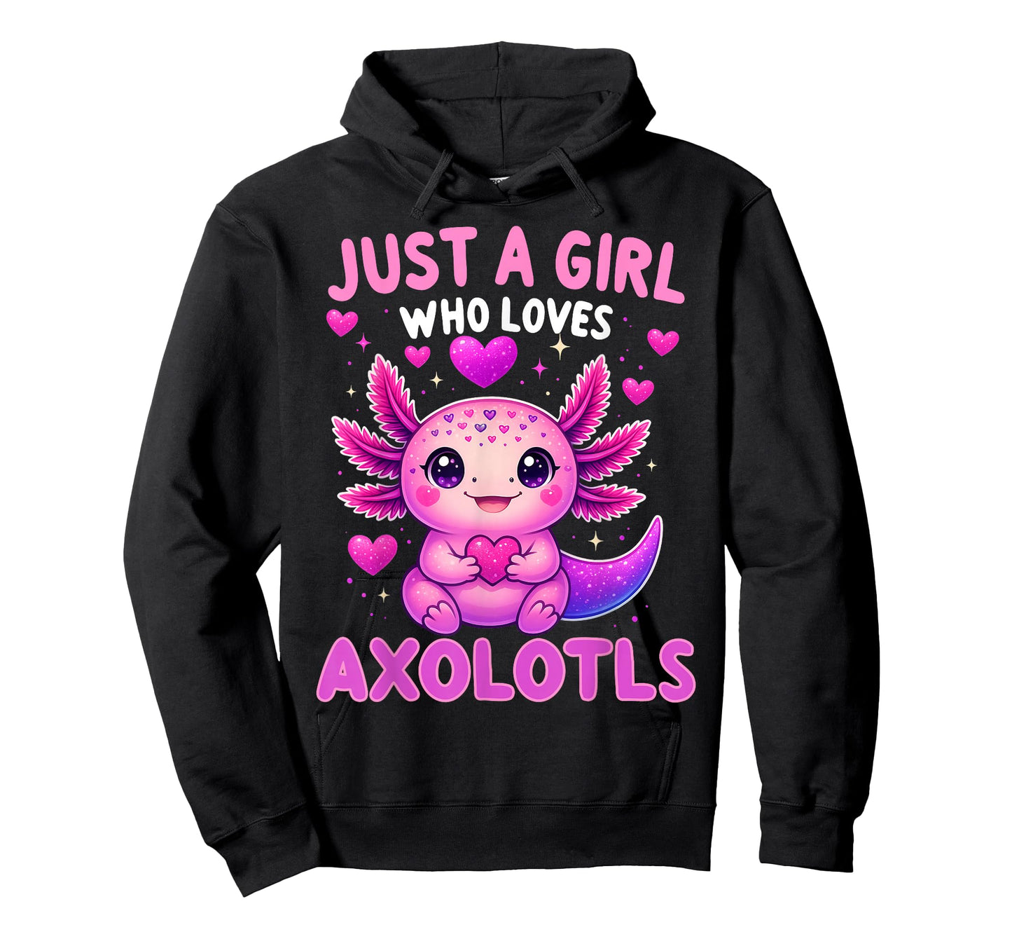 Axolotl Kawaii Just A Girl Who Loves Axolotls Girls Kids T-Shirt