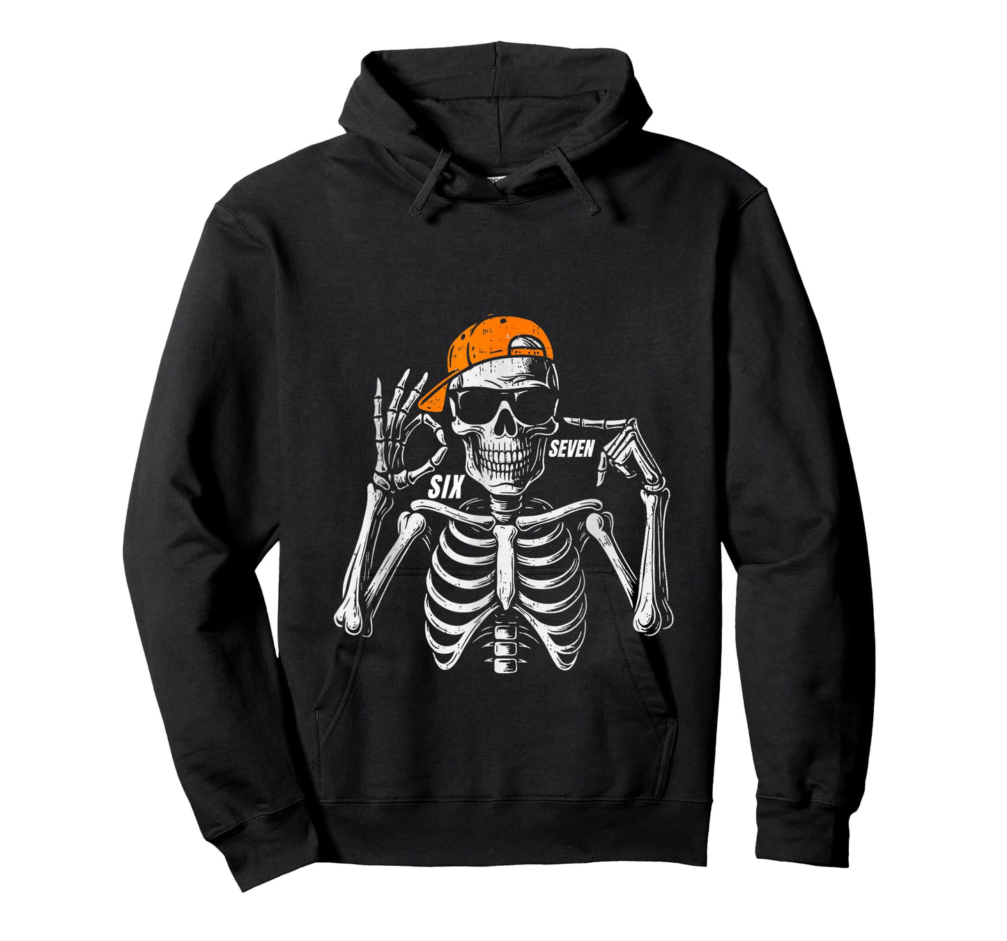67 Meme Trendy Skeleton Halloween Funny Six Seven Gen Alpha T-Shirt