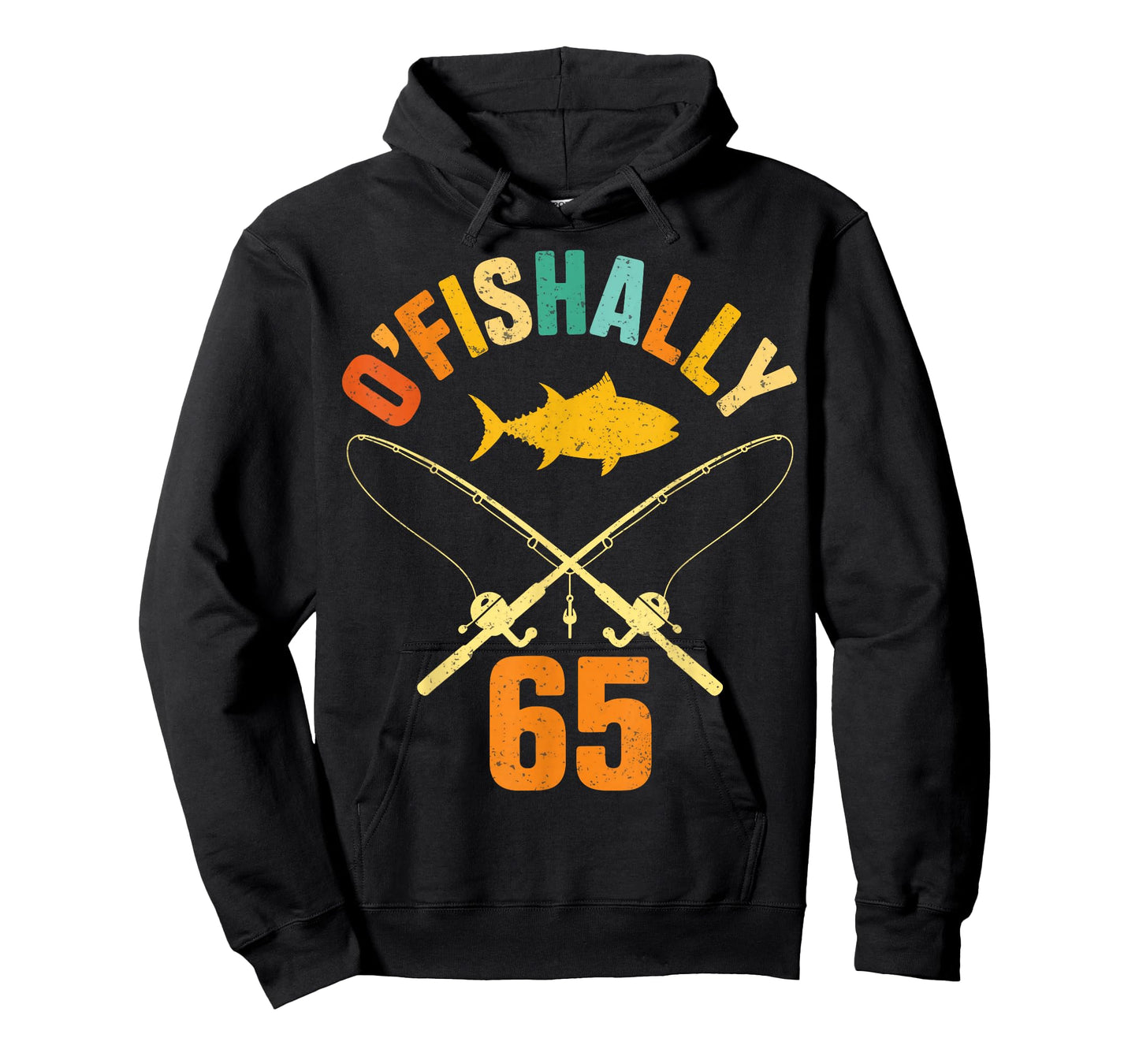 O-Fishally 65 Fisherman Fishing 65th Birthday Party T-Shirt