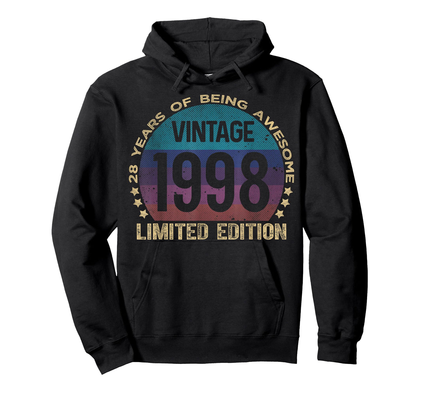 28 Year Old Gifts Vintage 1998 Limited Edition 28th Birthday T-Shirt