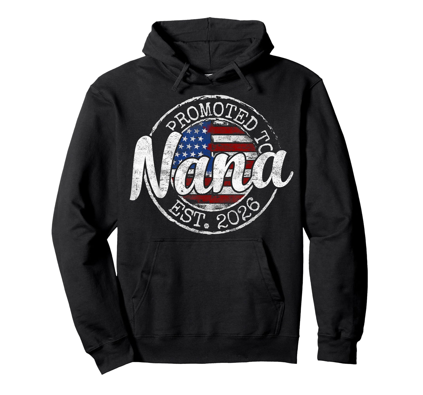 Promoted to Nana Est 2026 Stamp First Time Grandma to Be T-Shirt